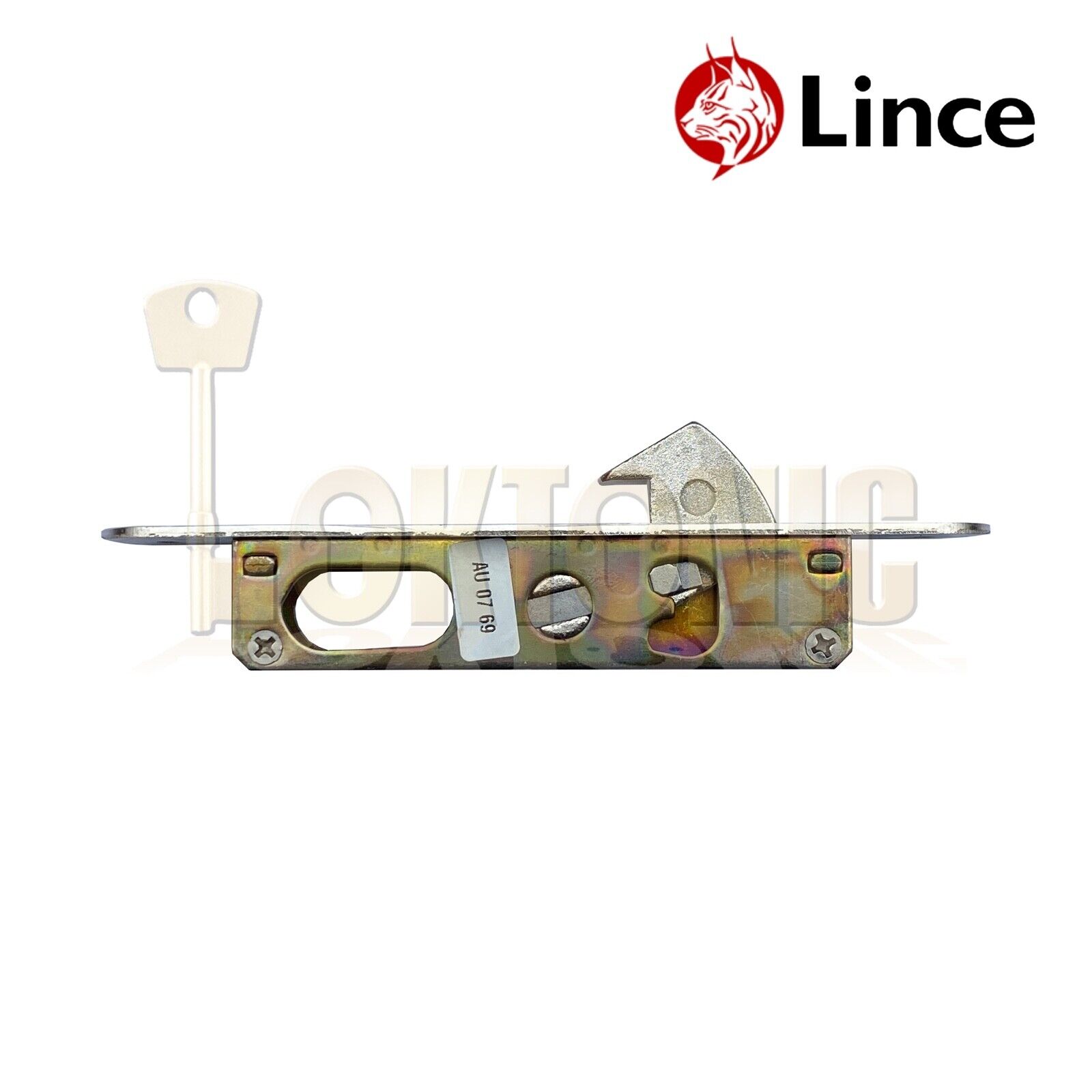 Lince Mortice Narrow Stile Sliding Hook Lock With Small Oval Cylinder UPVc - Image 8