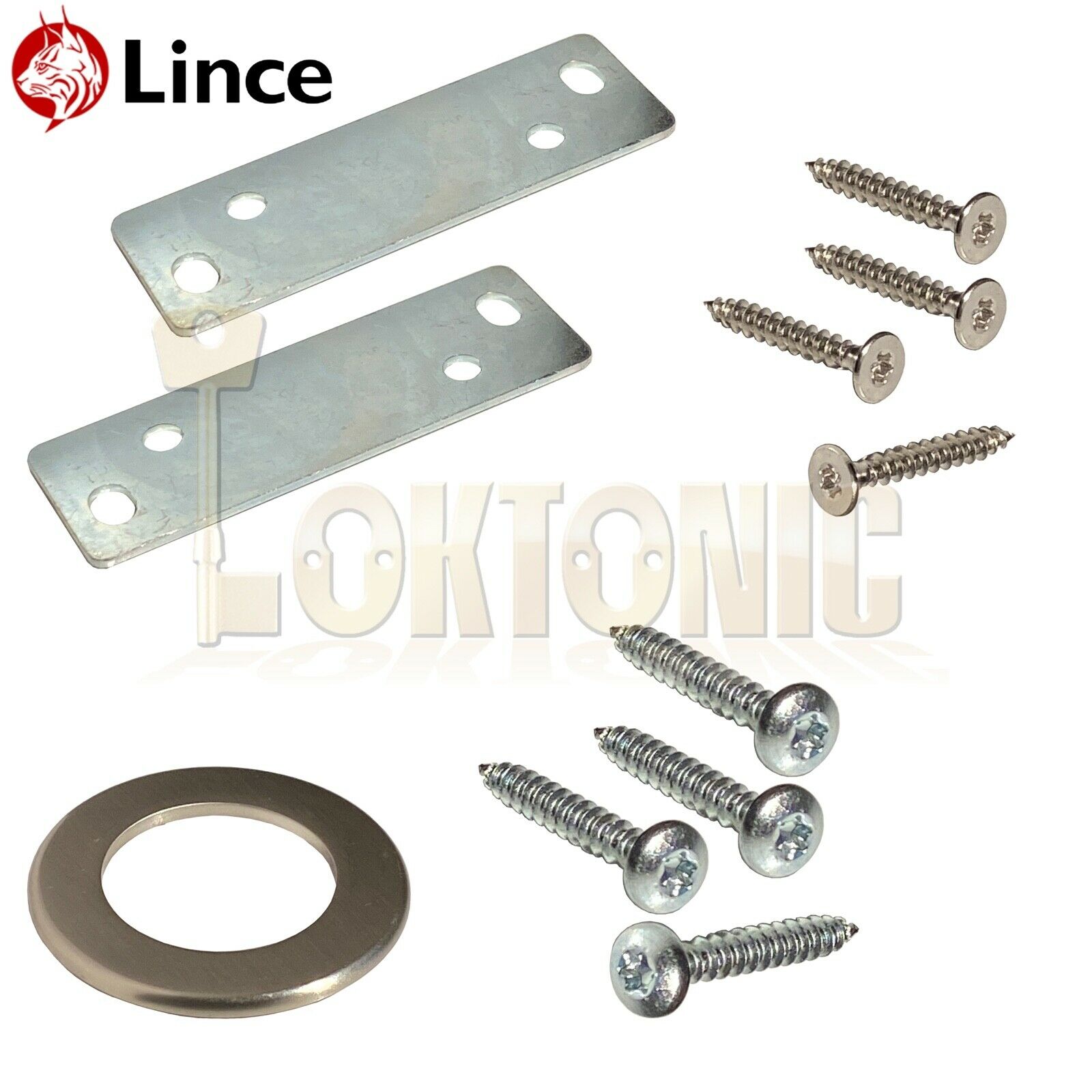 Lince Rim Door Lock High Security Heavy Duty Sliding Dead Bolt Built-In Alarm - Image 12