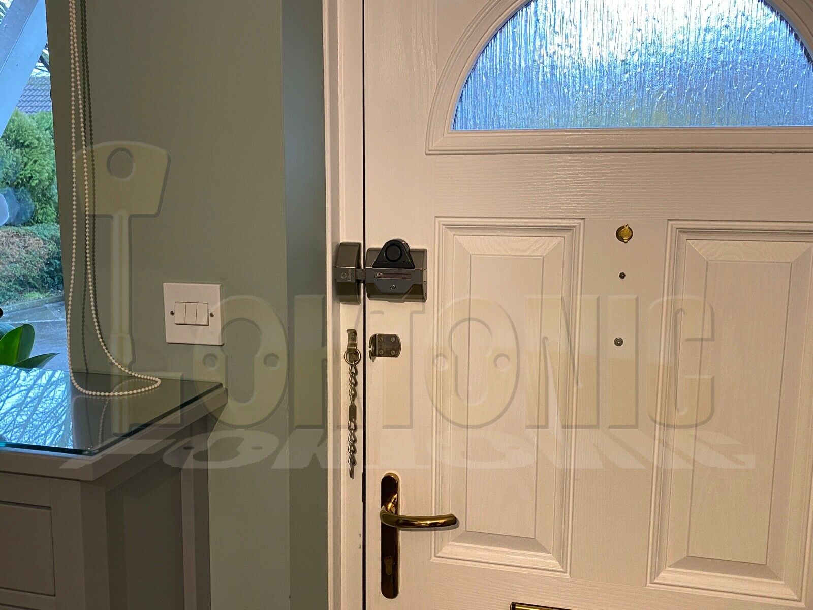 Lince Rim Door Lock High Security Heavy Duty Sliding Dead Bolt Built-In Alarm - Image 7