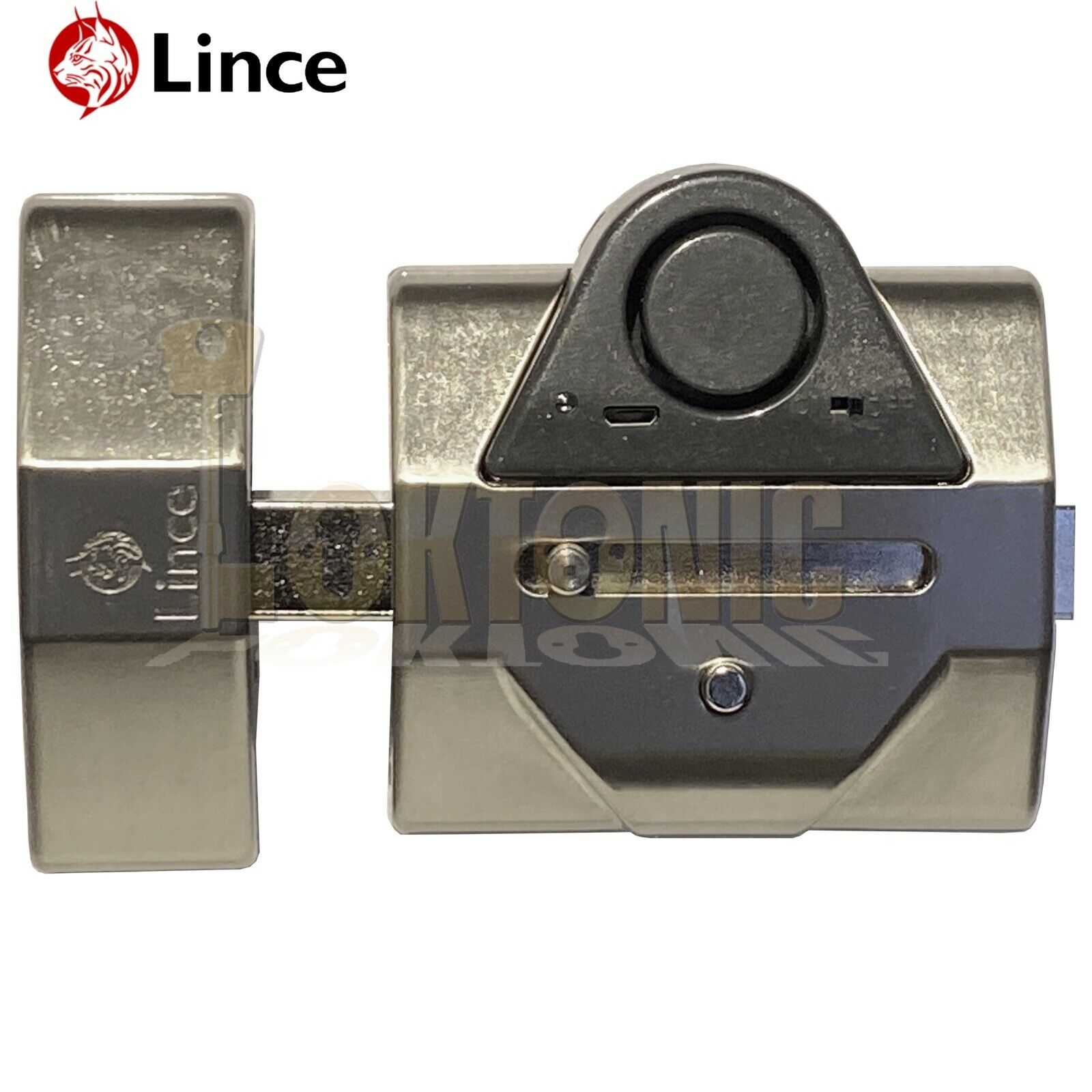 Lince Rim Door Lock High Security Heavy Duty Sliding Dead Bolt Built-In Alarm - Image 10