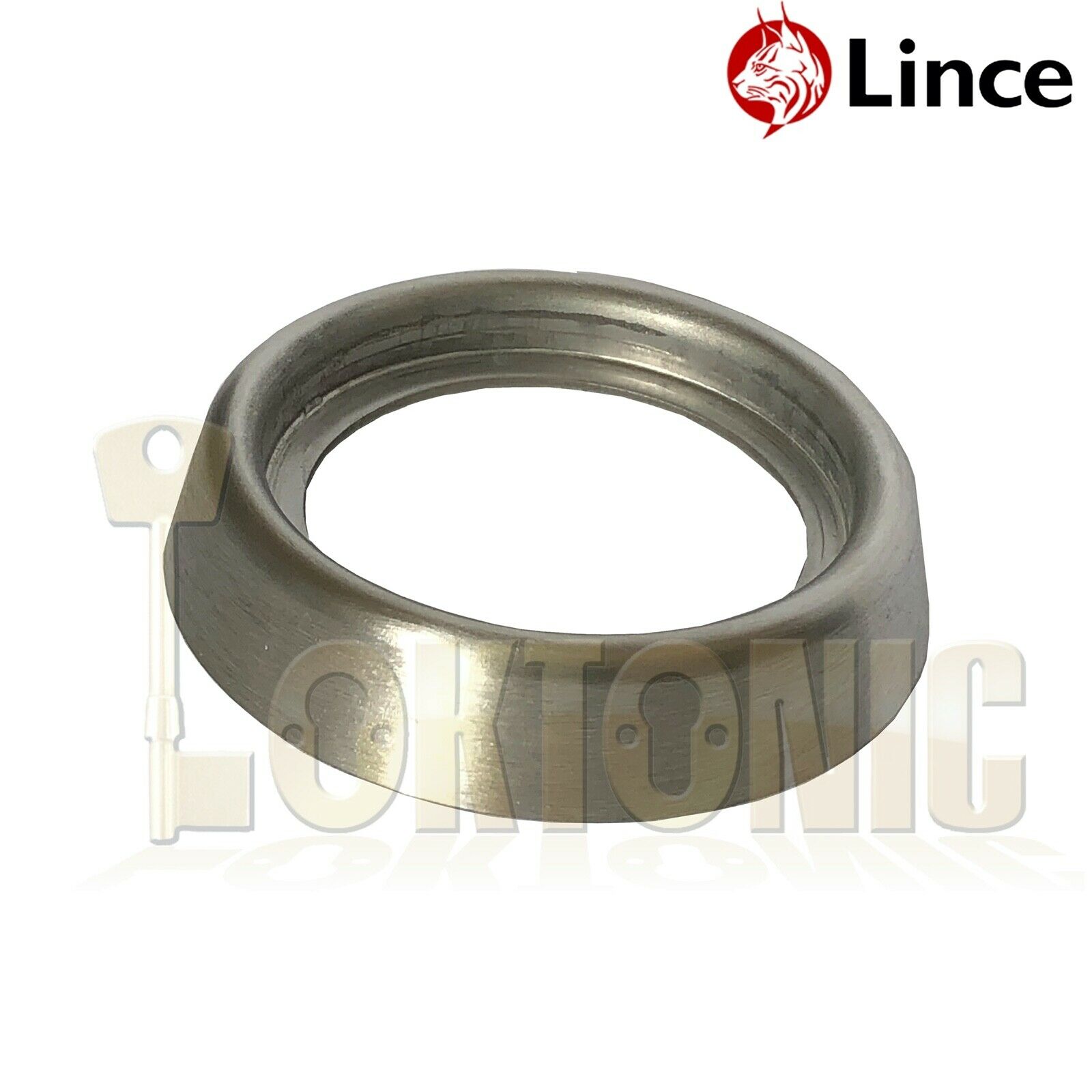 Lince Satin High Security Euro Cylinder Escutcheon Keyhole Cover Plate Van Doors - Image 7