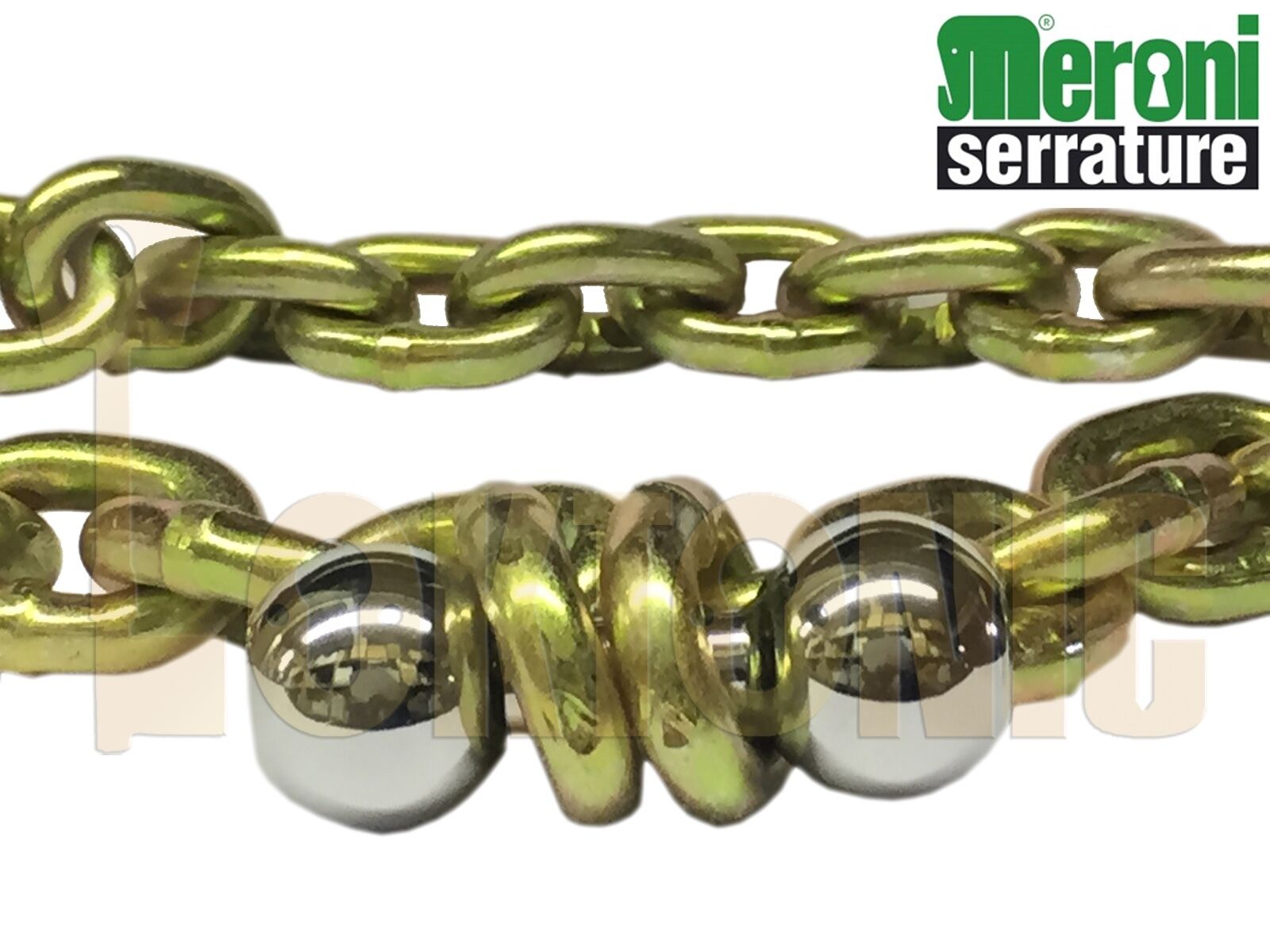 Meroni ME3388 Motorcycle Van Bike Shutter Shed Gate Padlock Chain *KEYED ALIKE* - Image 8