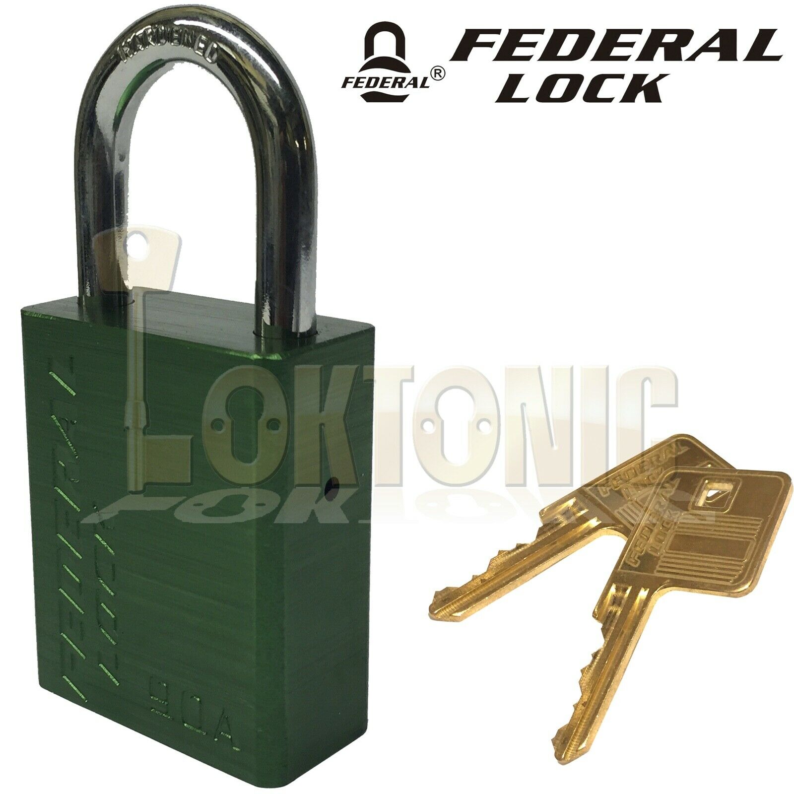 Federal 90A 38mm High Security Weather Resistant Solid Aluminium Padlock - Image 12