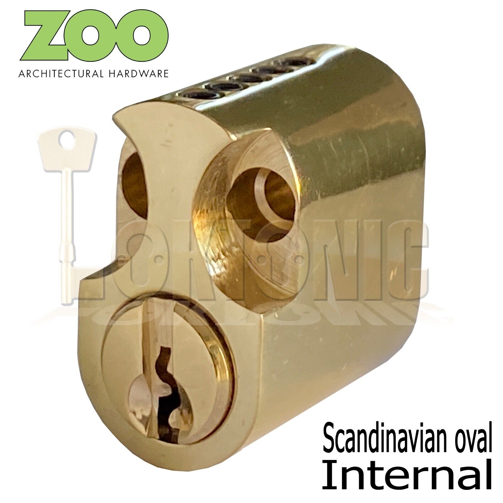 Zoo Scandinavian Oval External & Internal lock Barrel To Suit Assa Ruko Locks - Image 5
