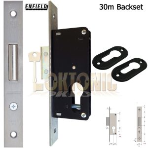 Enfield 30mm Narrow Stile  Euro Van Dead Lock Case Door Shed Gate Garage Mortice
