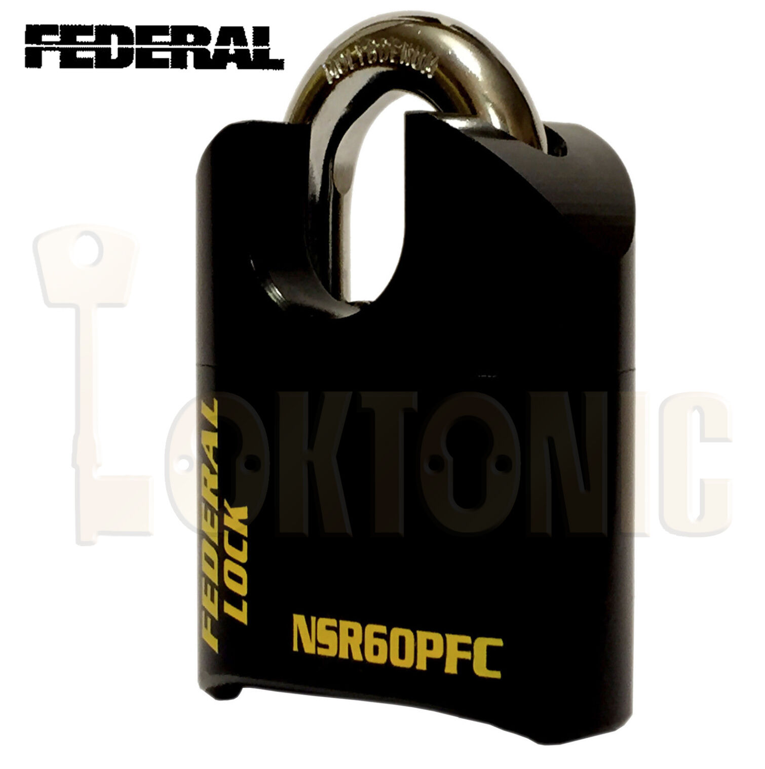 Federal NSR60P Heavy Duty 60mm High Security Combination Van Gate Garage Padlock - Image 6