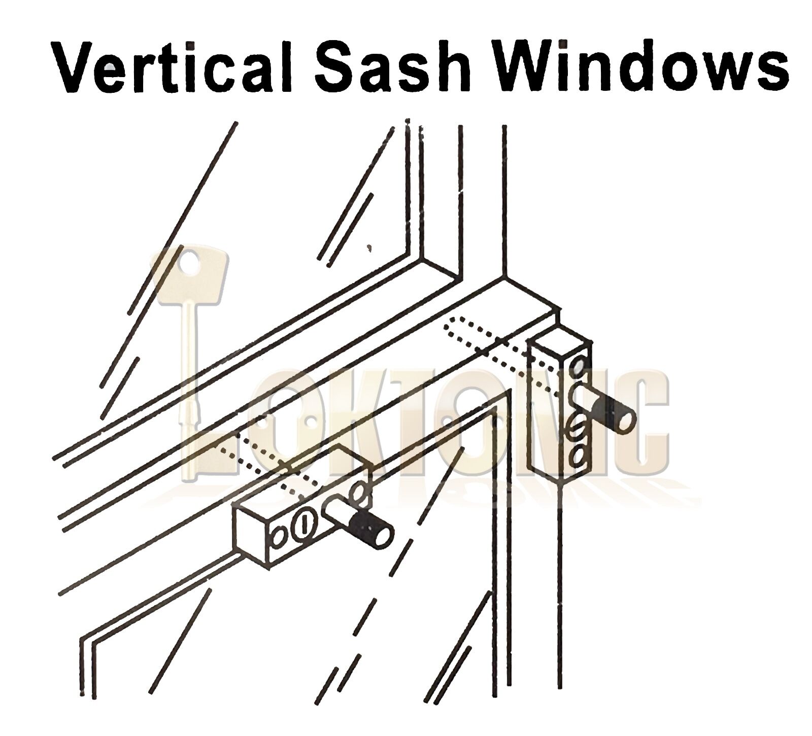 Federal Window French Doors Lock Catches heavy Duty Security Sliding Patio Bolts - Image 7