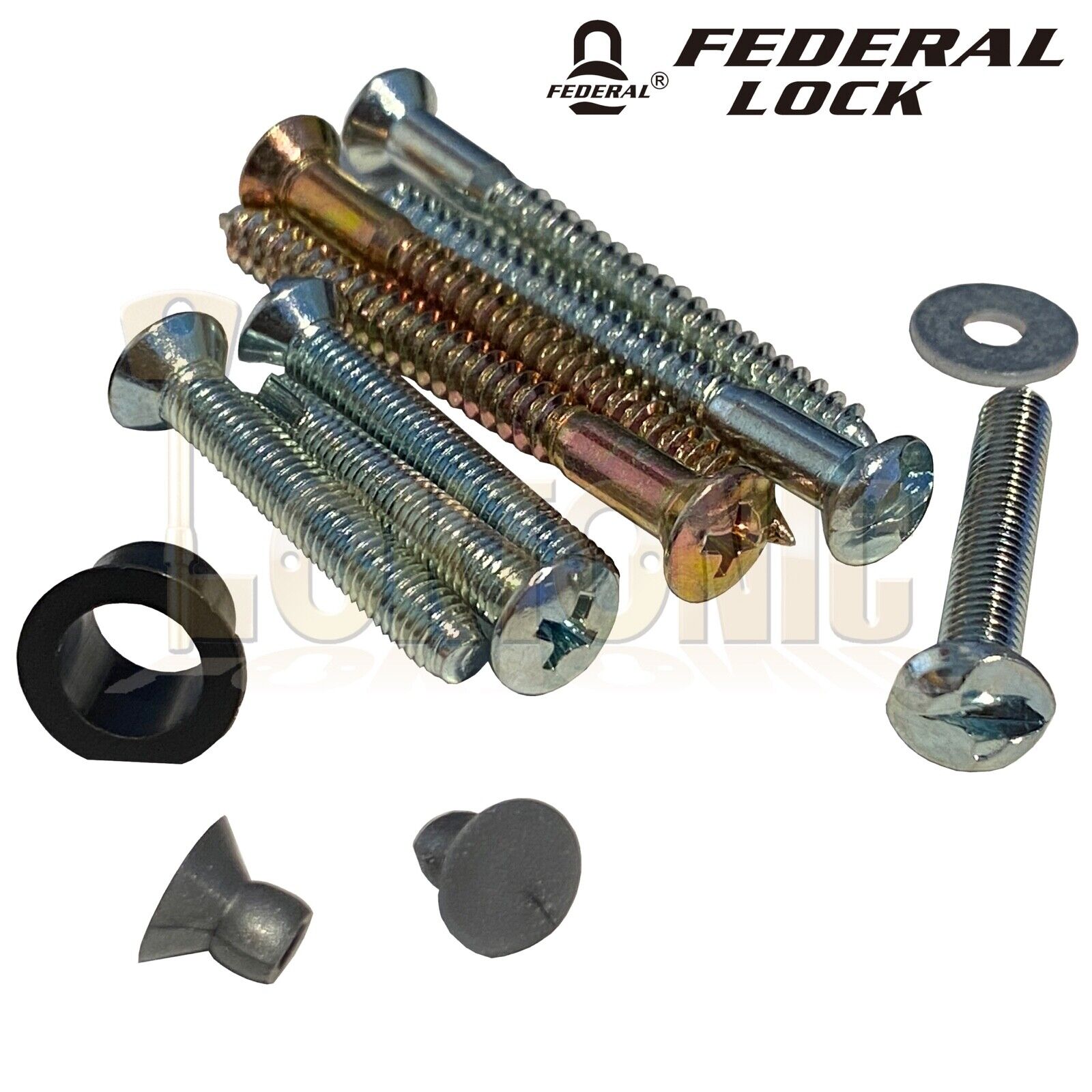 Federal Window French Doors Lock Catches heavy Duty Security Sliding Patio Bolts - Image 10