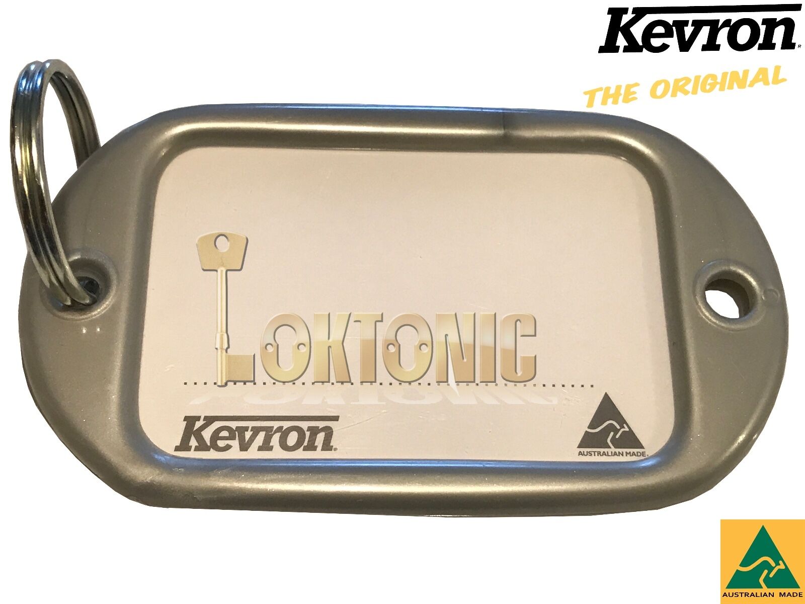 Kevron Pack10 Silver Large Hotel Key Tags Weddings Parties Garage School Locker
