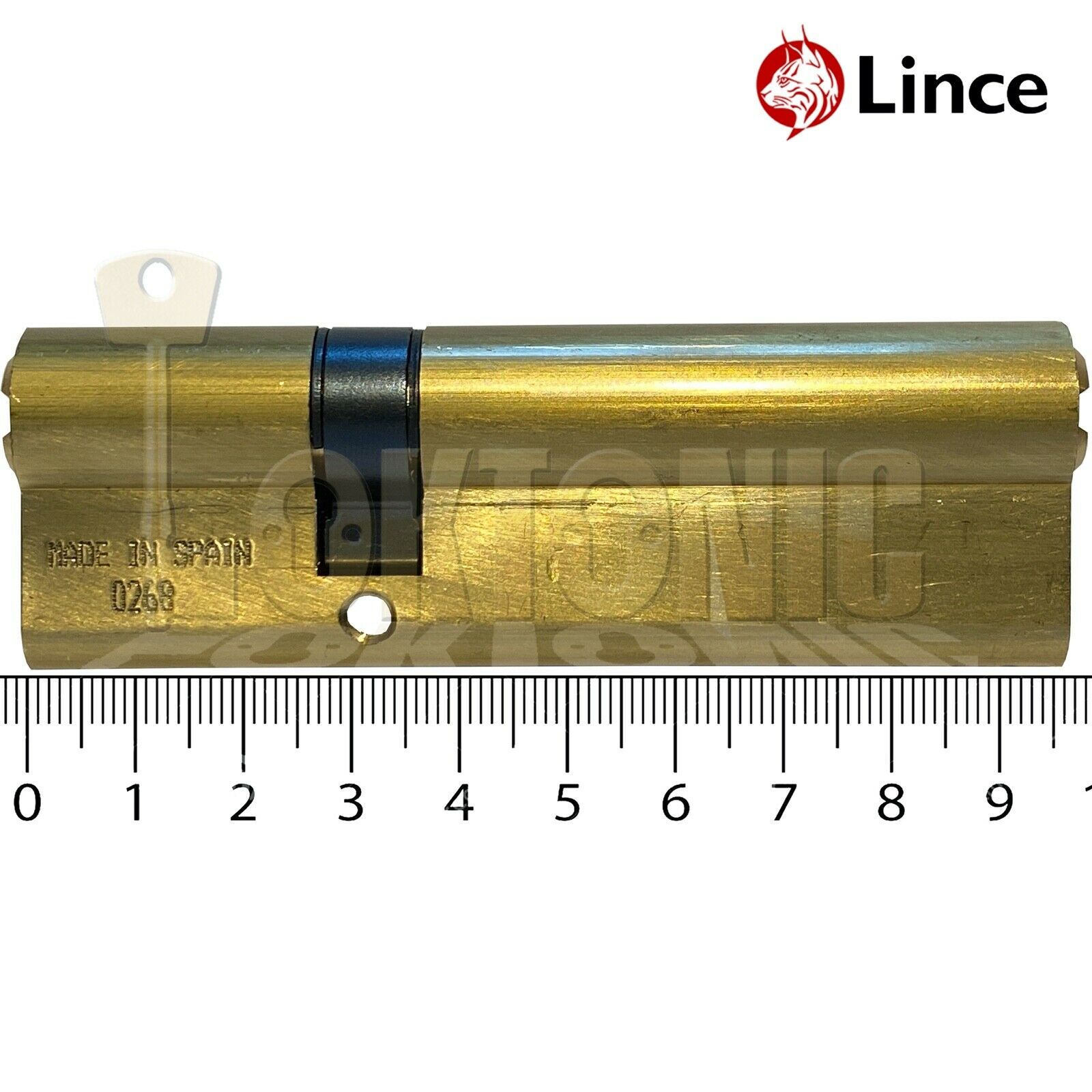 Lince 4 BOLT Rim High Security Euro Sash Bolt Lock Case 5 Secure Dimple Keys - Image 4