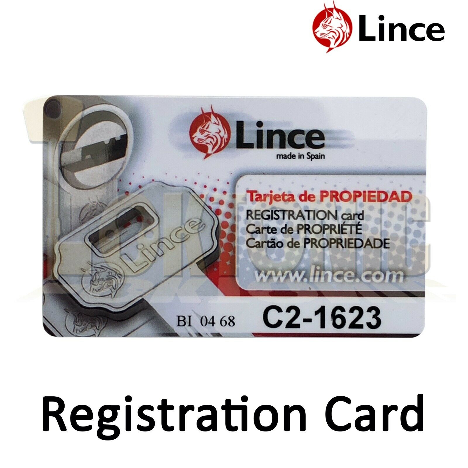 Lince 4 BOLT Rim High Security Euro Sash Bolt Lock Case 5 Secure Dimple Keys - Image 5