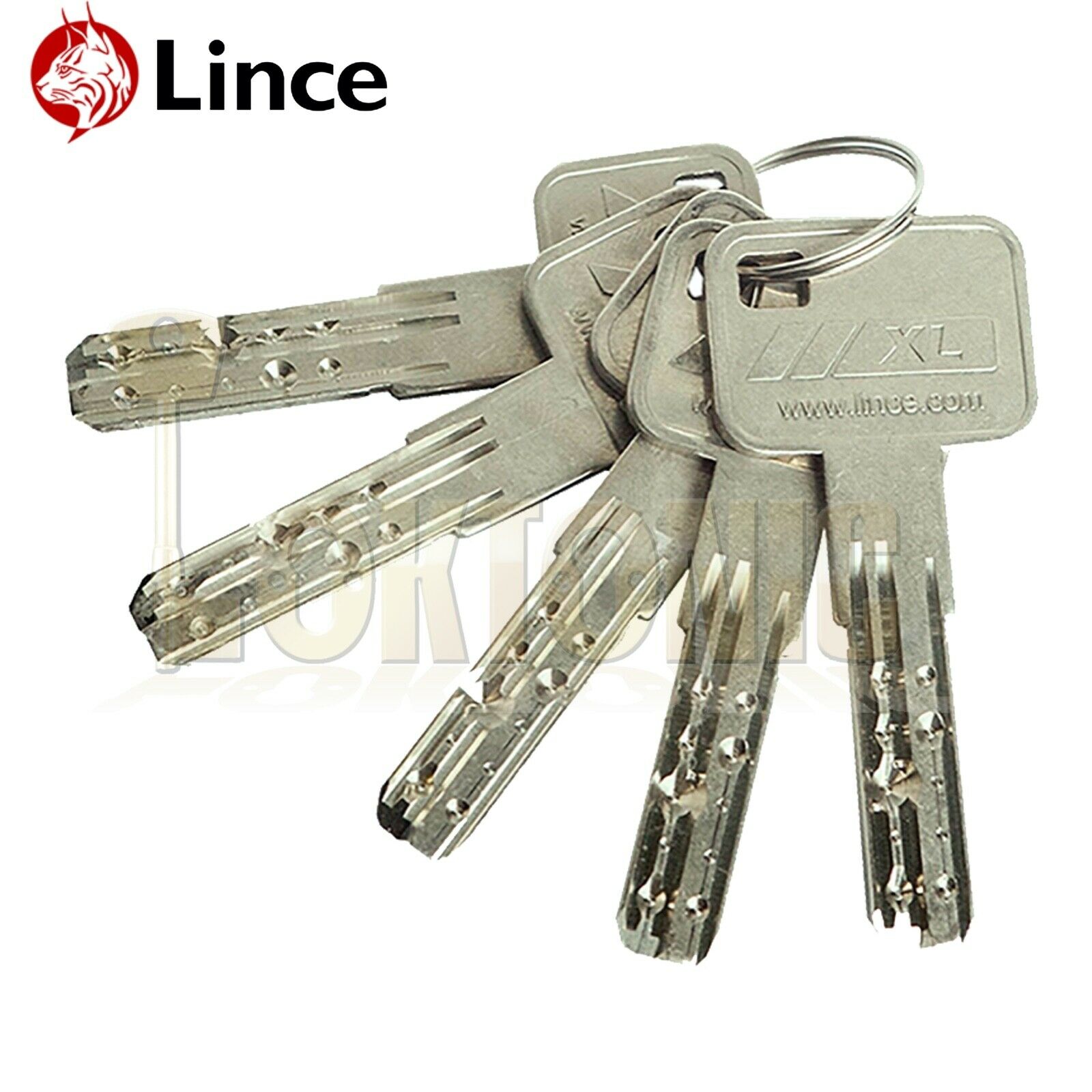 Lince 4 BOLT Rim High Security Euro Sash Bolt Lock Case 5 Secure Dimple Keys - Image 8