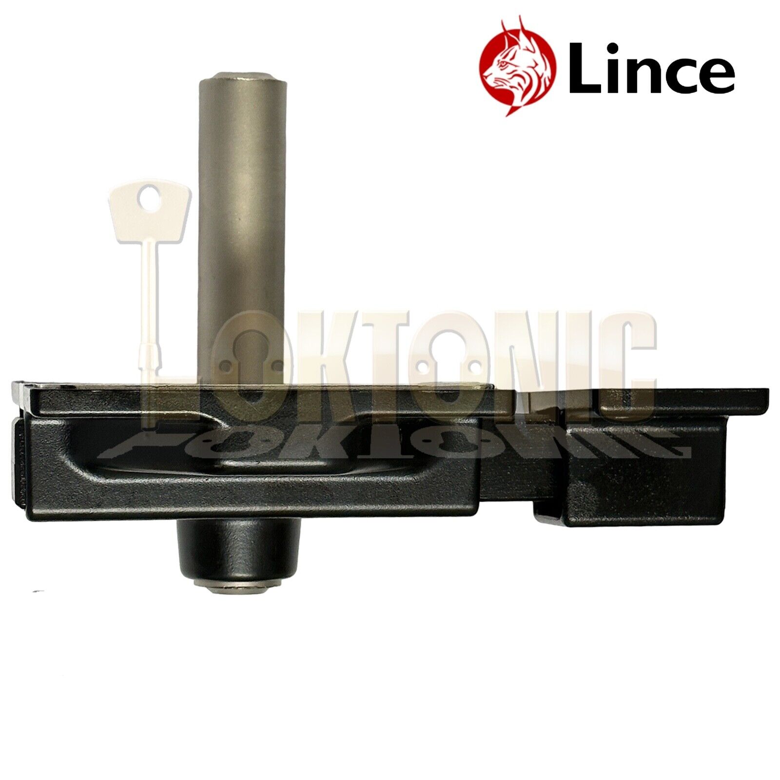 Lince Black High Security Heavy Duty Euro Gate Lock Slide Rim Dead Bolt Sheds - Image 7