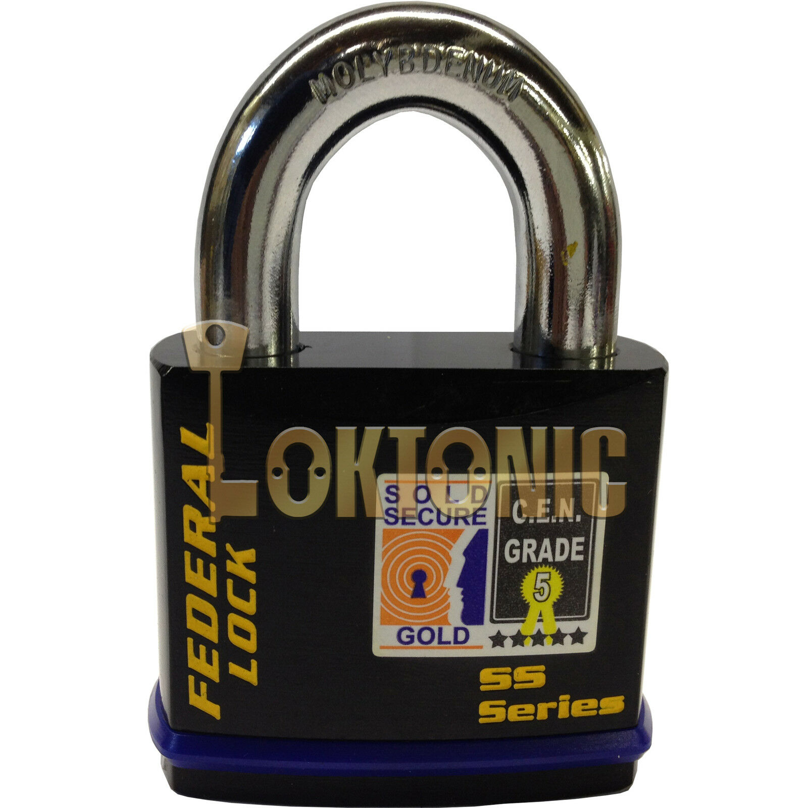 Motorbike Motorcycle Strong 1.m 14mm Chain Padlock Anchor Sold Secure CEN 5 Gold - Image 7