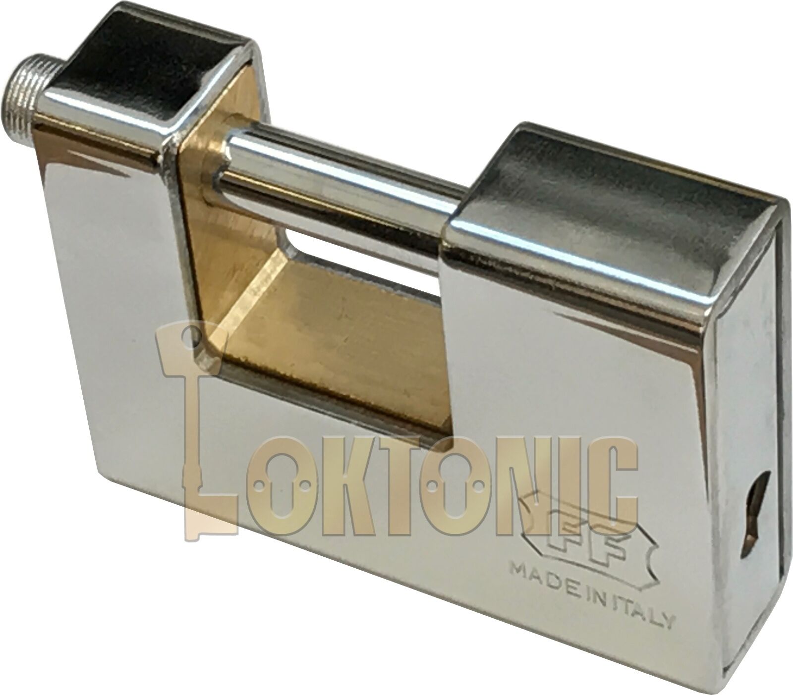 Facchinetti F8390 Fully Armoured Container Steel Roller Shutter Garage Padlock - Image 4