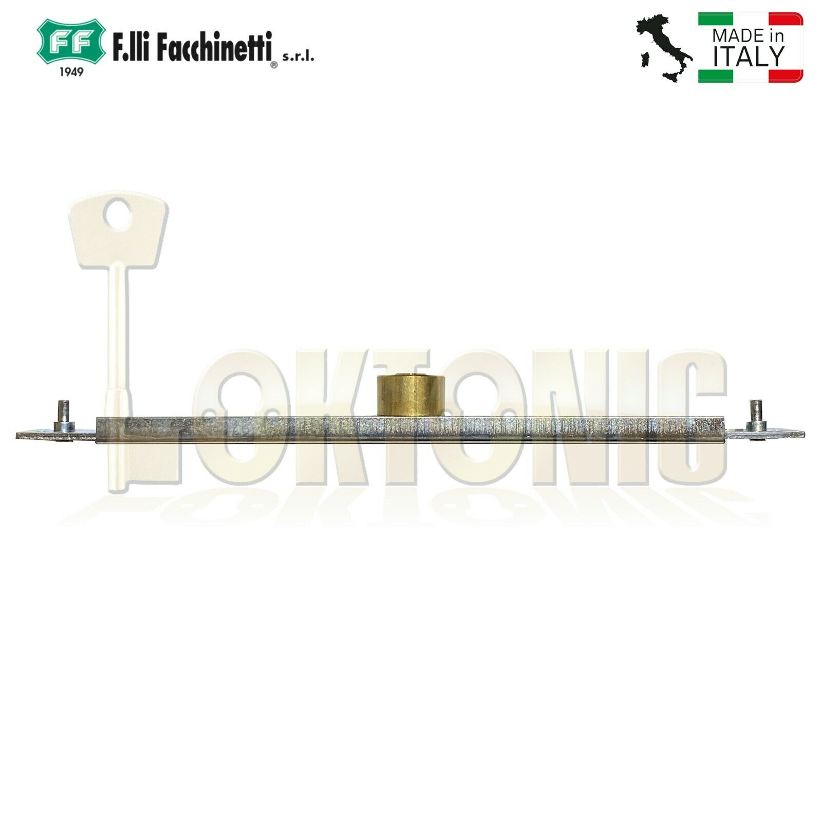 Facchinetti Heavy Duty Narrow Centre Roller Shutter Garage Door Lock Keyed Alike - Image 4