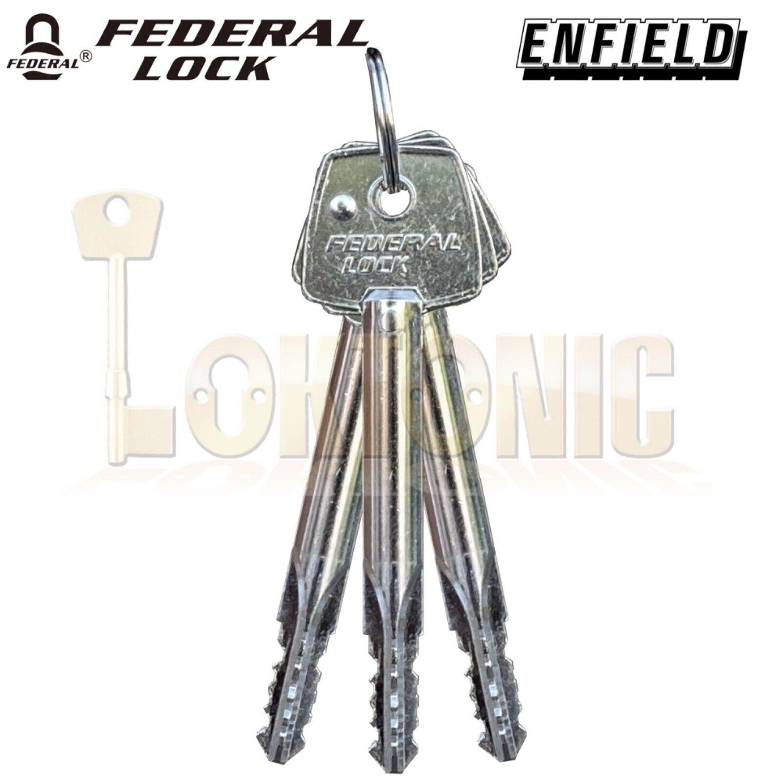 Federal Enfield Up And Over Garage Door Bolts Locks High Security Mk14 2024 - Image 6