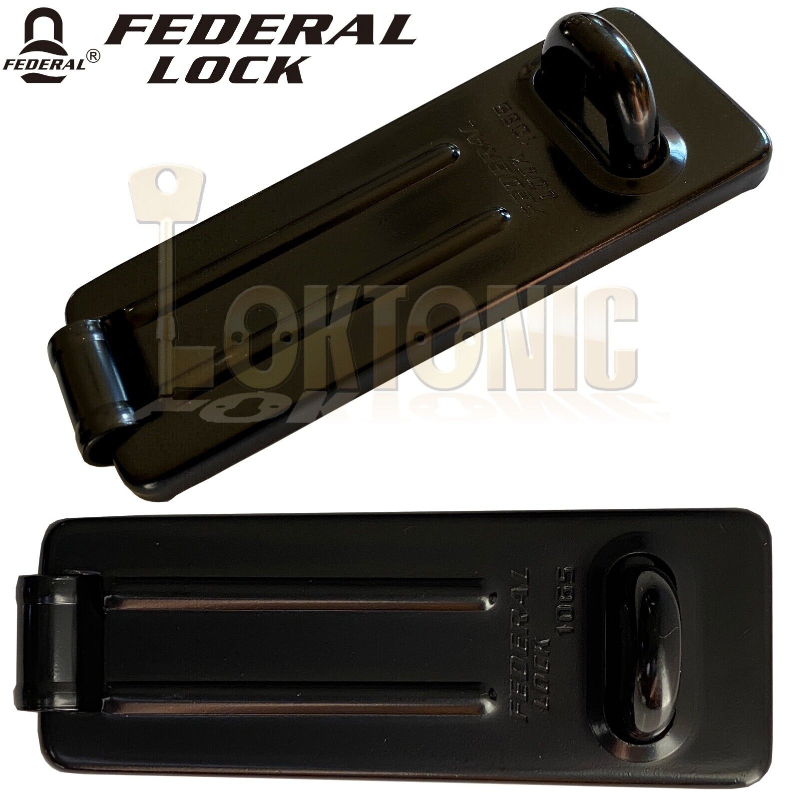 Federal FD1000s - FD1065 Stainless Steel Padlock & Hasp Shed Gates Garage - Image 7
