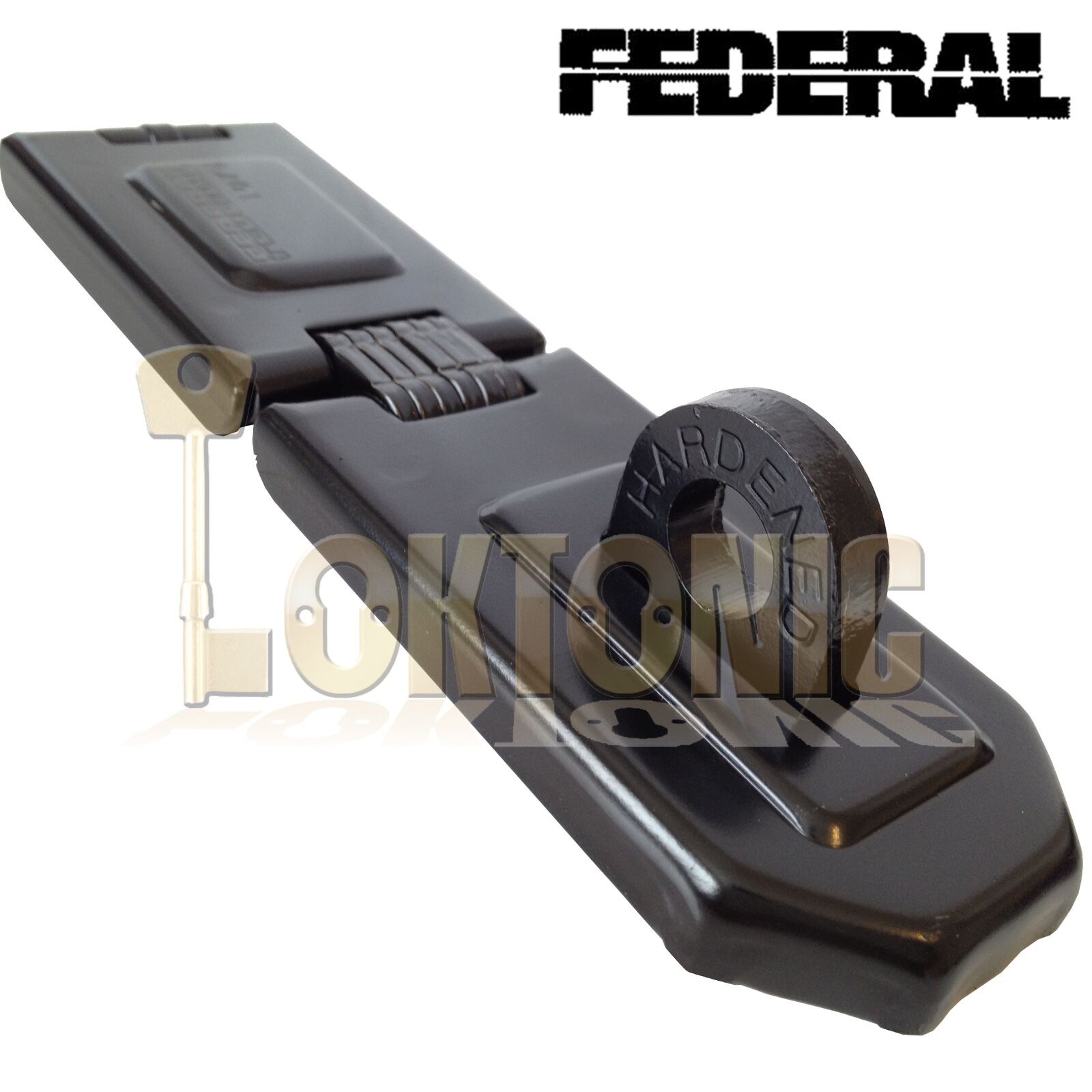 Federal FD1075 High Security Steel Garage Shed Van Gate Hasp And Staple - Image 3