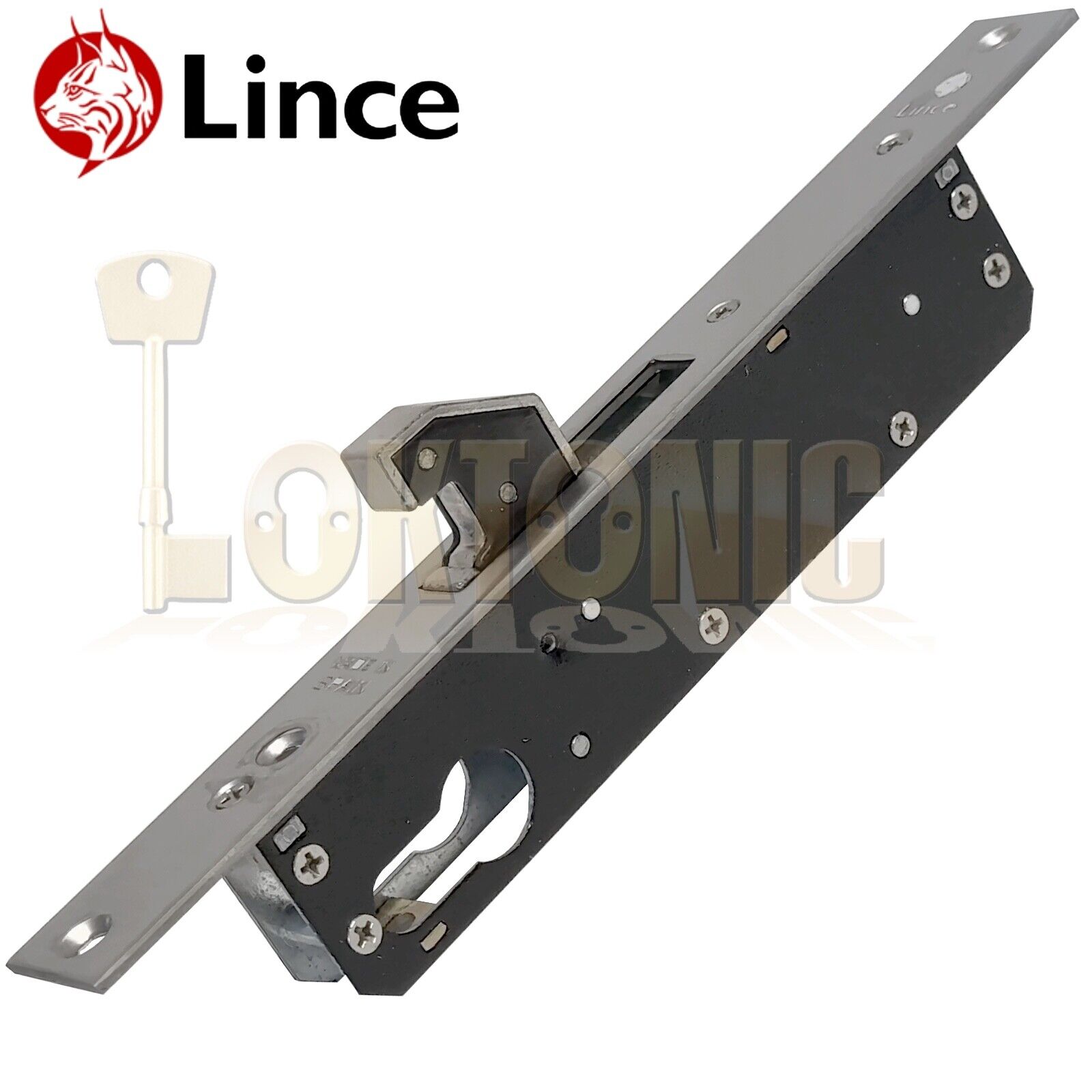 Lince 5572 Narrow Stile Heavy Duty Mortice Euro Hook lock Van Shed Gate Garage - Image 4