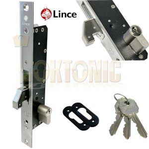Lince 5572 Narrow Stile Heavy Duty Mortice Euro Hook lock Van Shed Gate Garage