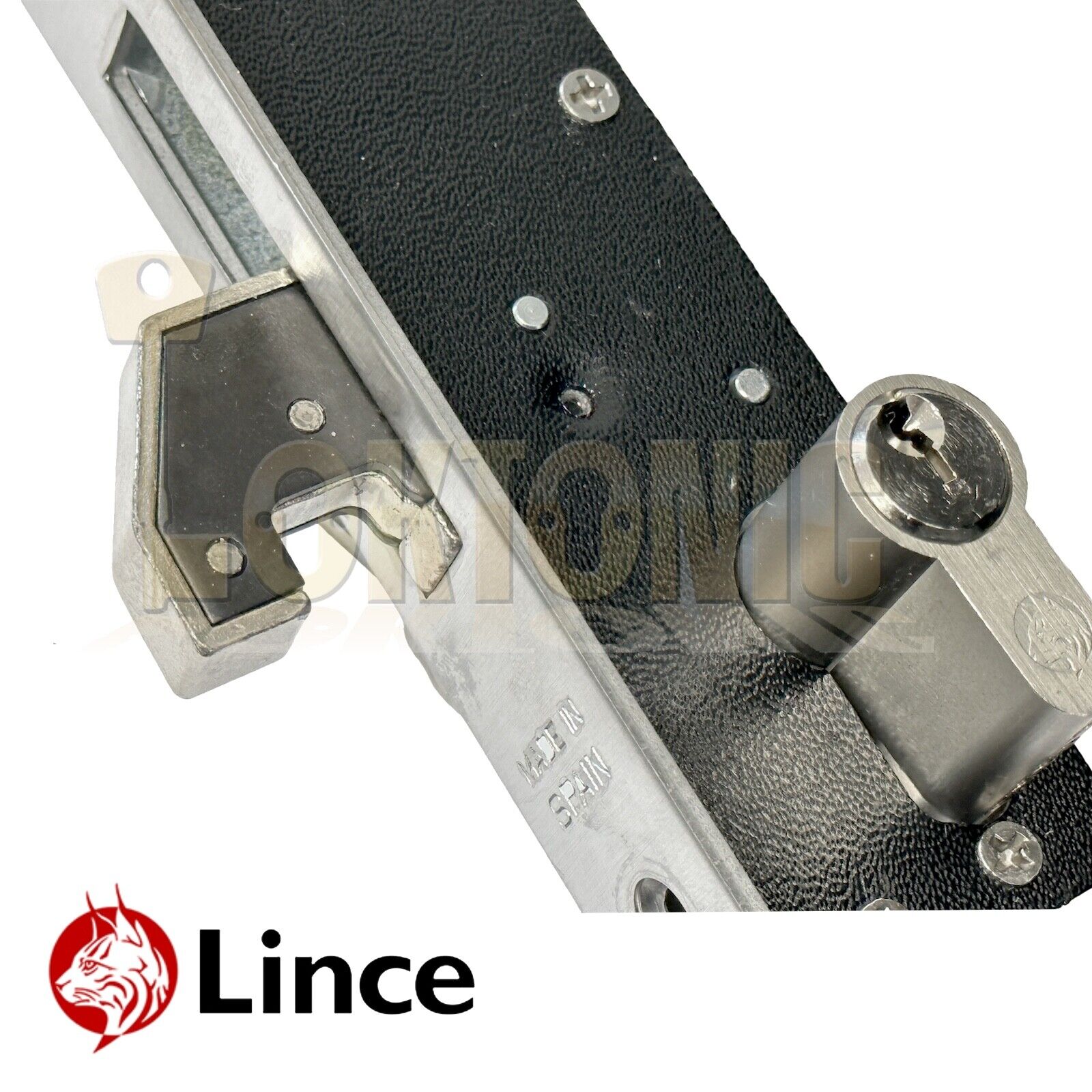Lince 5572 Narrow Stile Heavy Duty Mortice Euro Hook lock Van Shed Gate Garage - Image 5