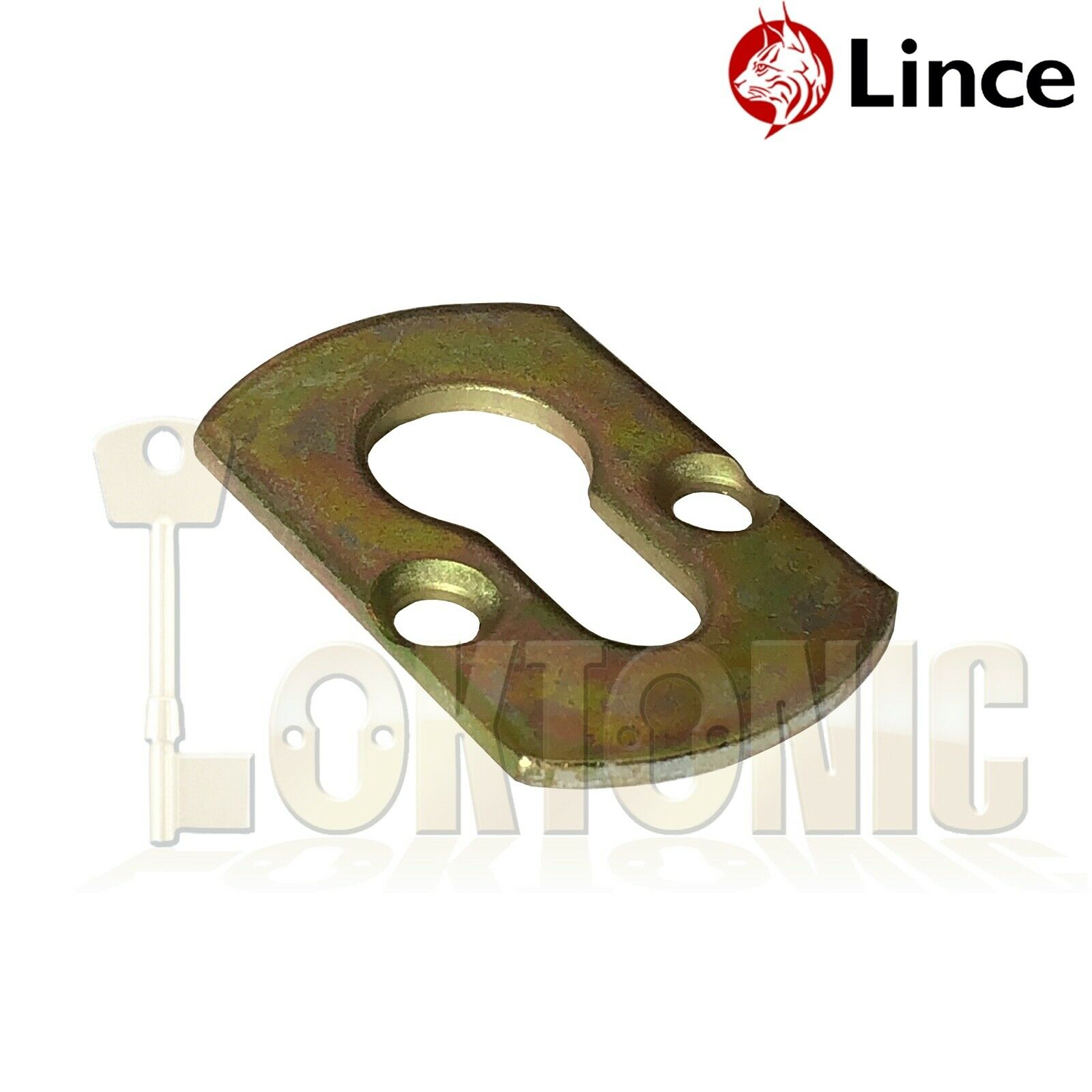 Lince Black High Security Euro Cylinder Escutcheon Keyhole Cover Plate Van Doors - Image 4