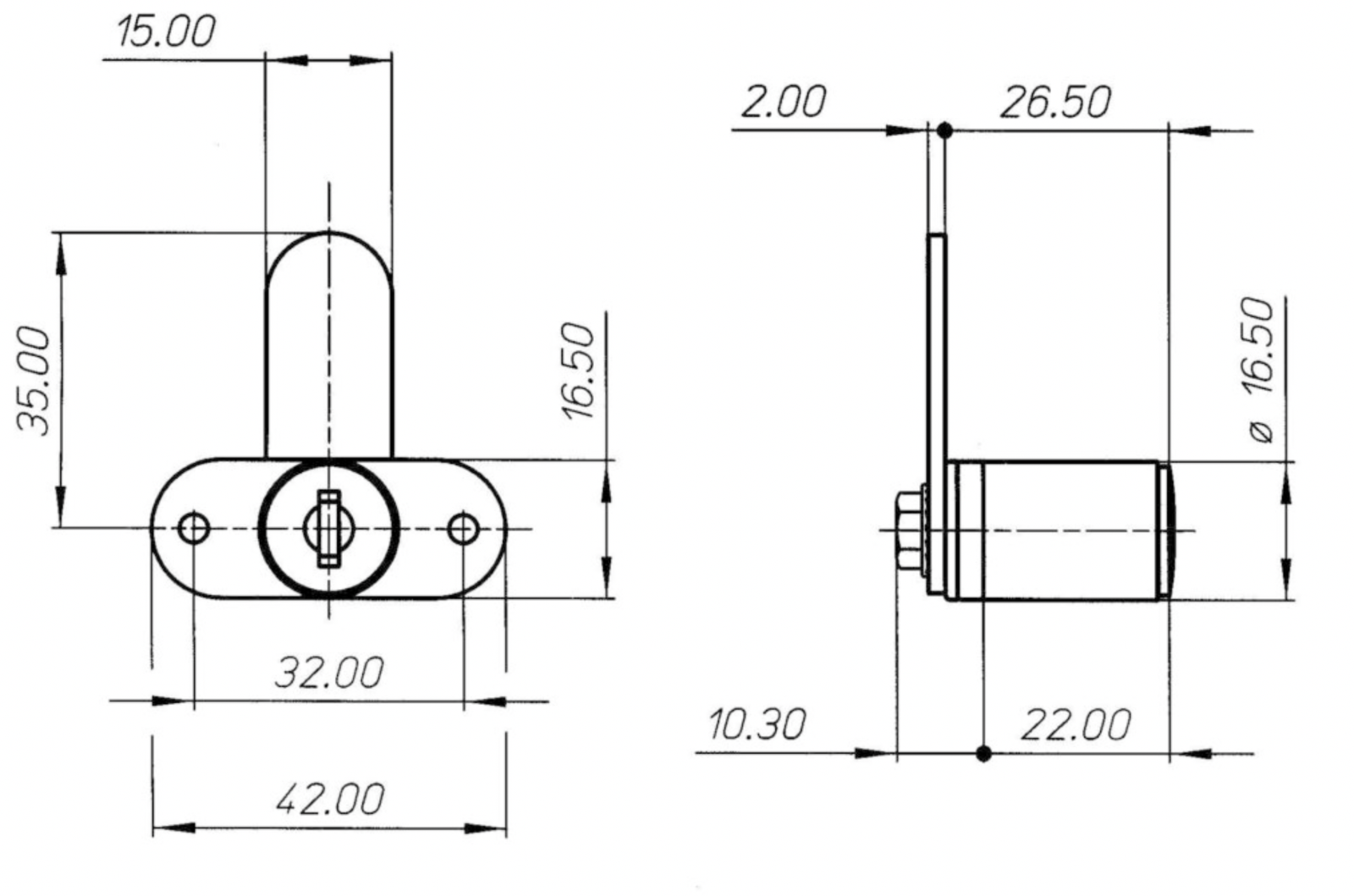 Meroni ME2639 Pedestal Filing Cabinet Office Furniture Drawer Locker Lock - Image 3