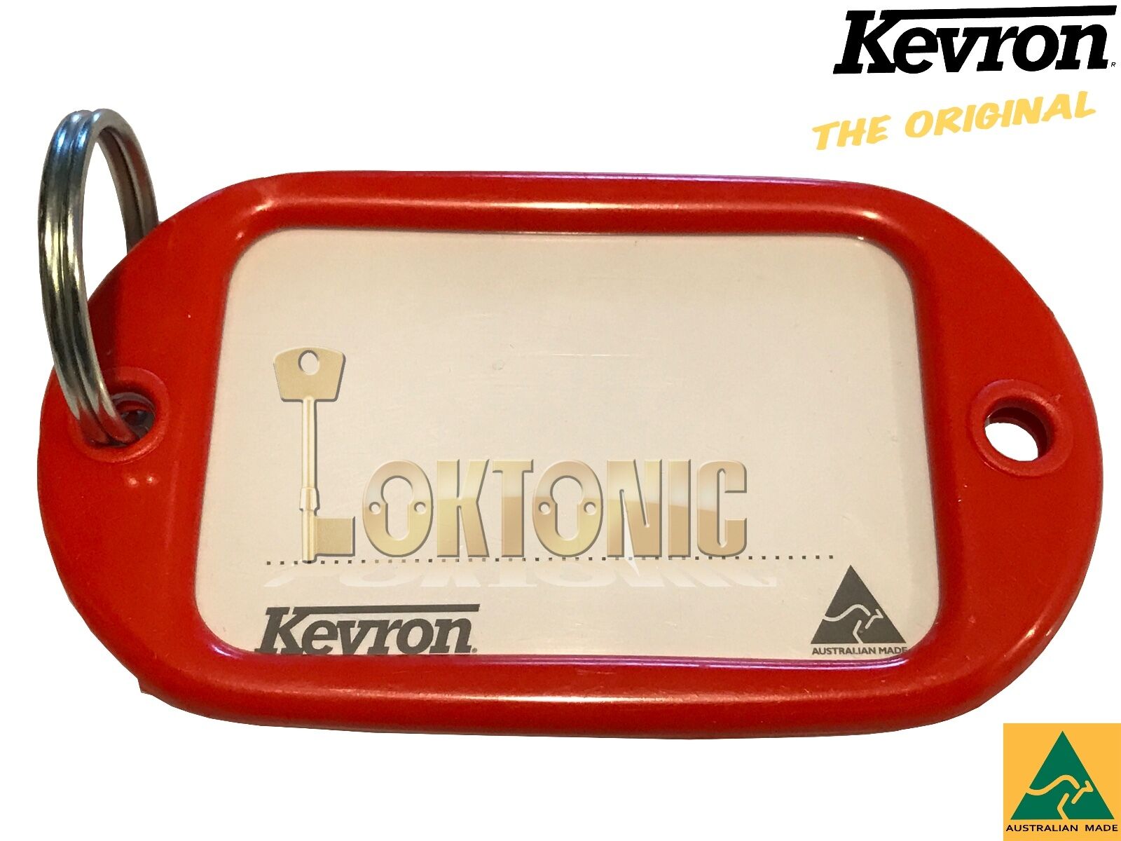 Kevron Pack 10 Giant Hotel Key Tag Garage School Car Show Room Locker 11 Colours - Image 3