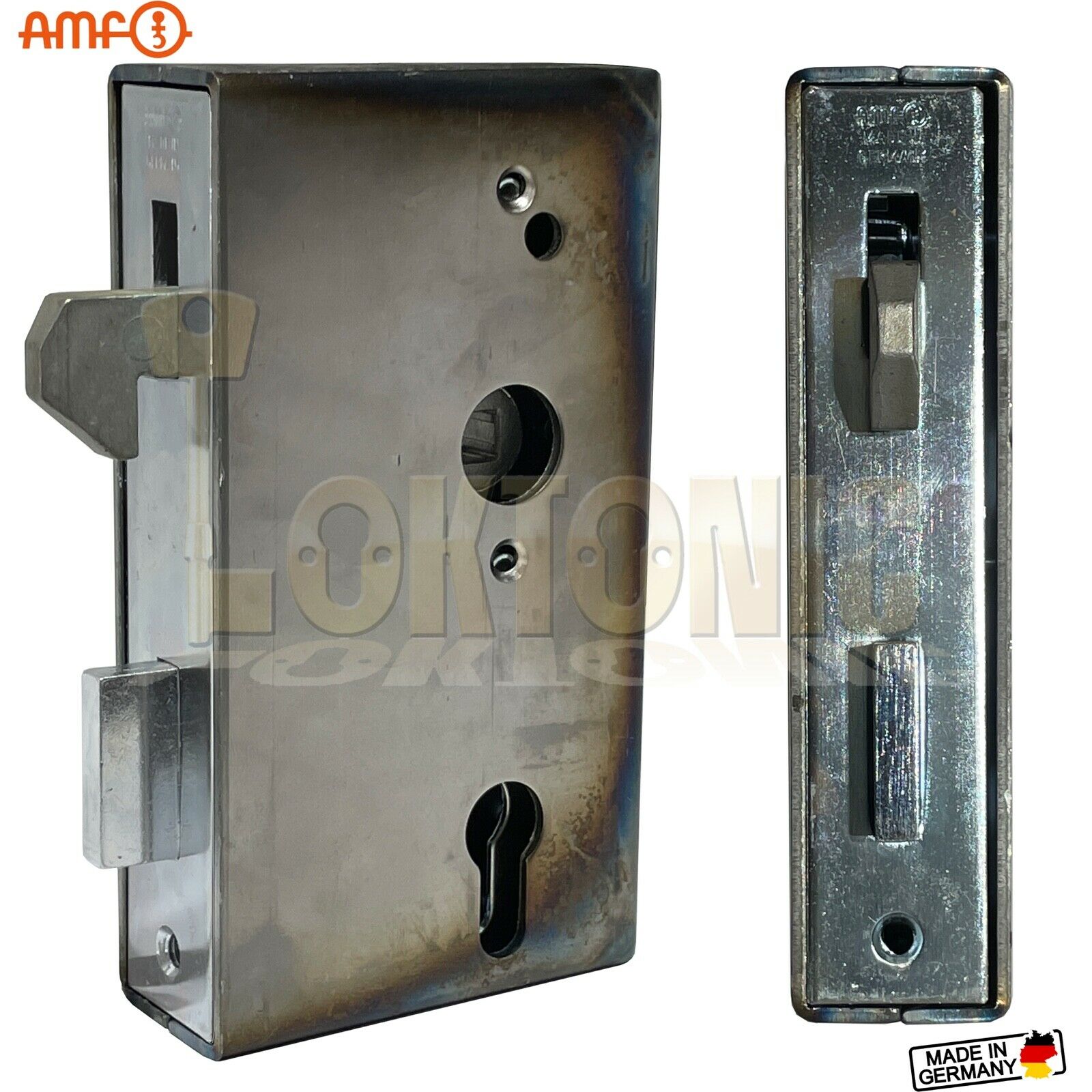 AMF 140S-40 Heavy Duty Stainless Steel Cased Auto Hook Lock Wrought Iron Gates - Image 3