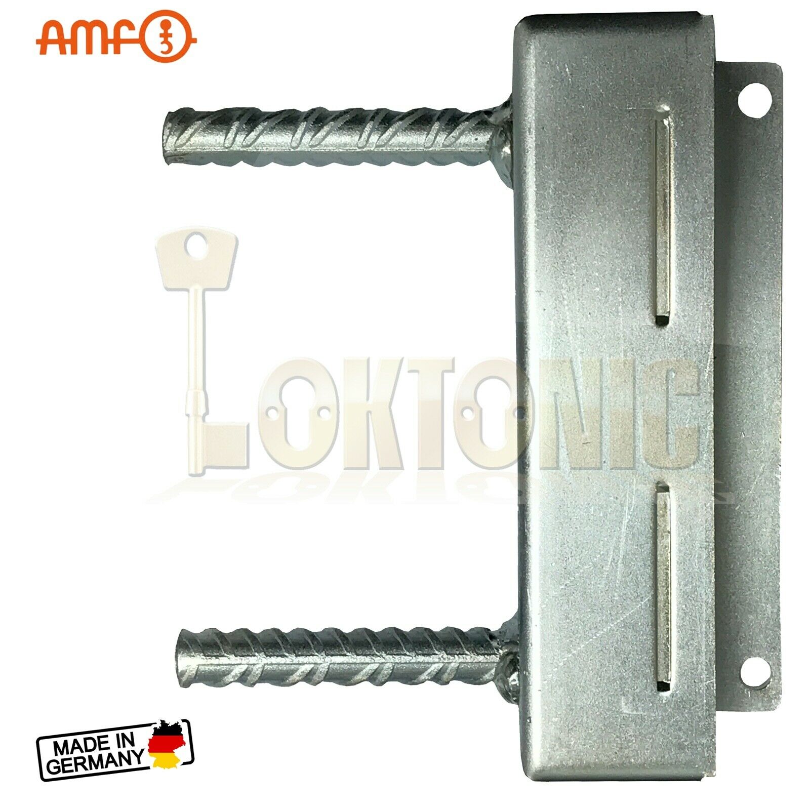 AMF 147-40 Heavy Duty Zinc Plate Steel Cased Striker Wrought Iron Gate Brickwork - Image 3