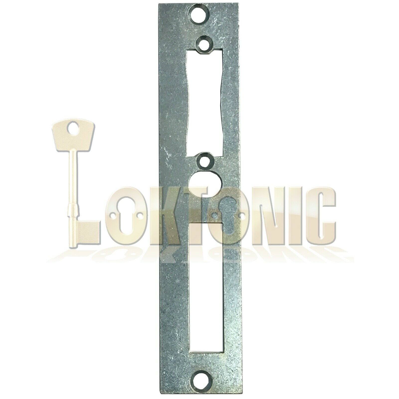 AMF 147-40 Heavy Duty Zinc Plate Steel Cased Striker Wrought Iron Gate Brickwork - Image 5