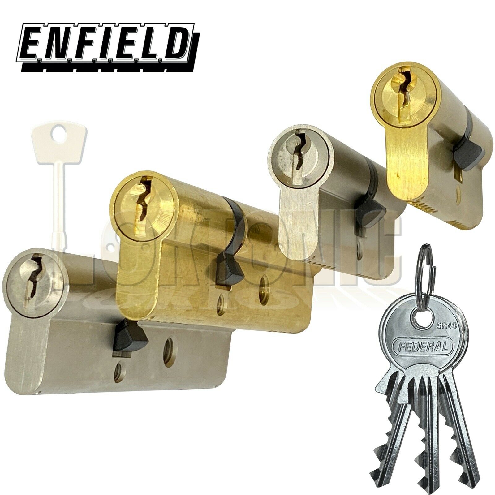 Enfield Contract Banham L111 Type Nightlatch Euro Double Cylinders Lock Barrels