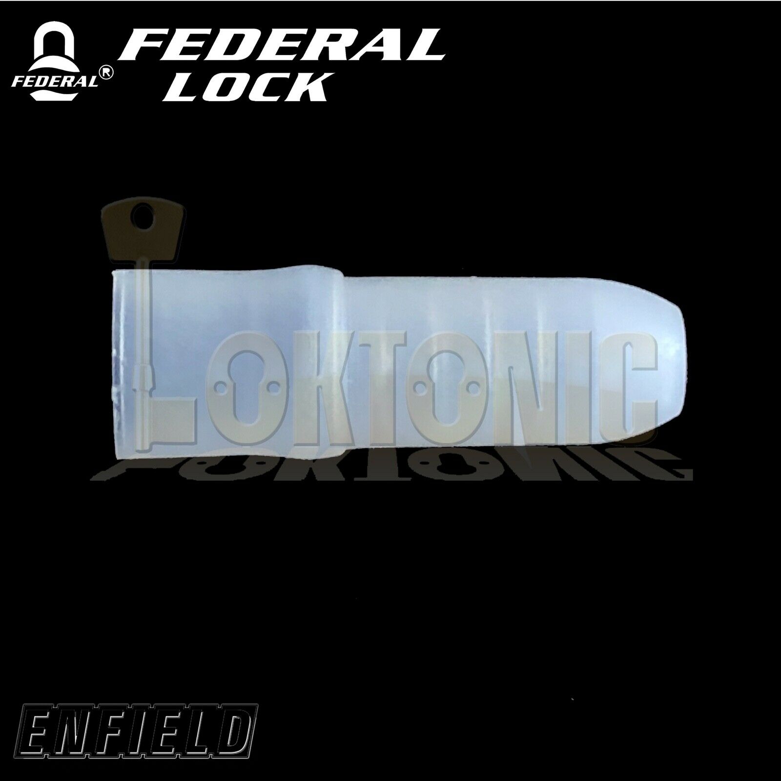 Enfield D613 Spare Garage Door Bolt Key Caps Pocket Protectors - Image 4