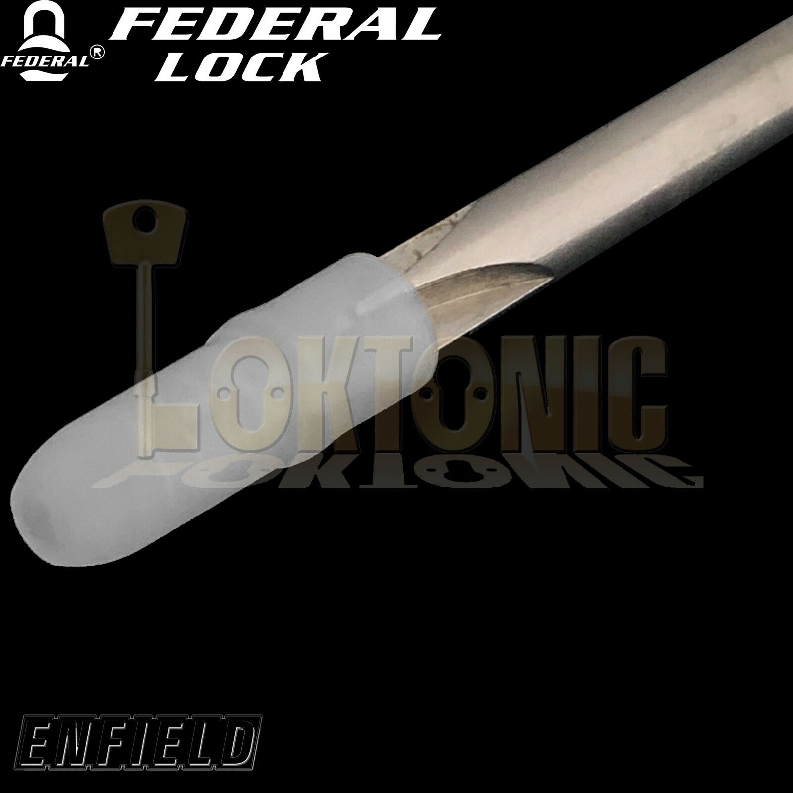 Enfield D613 Spare Garage Door Bolt Key Caps Pocket Protectors - Image 5