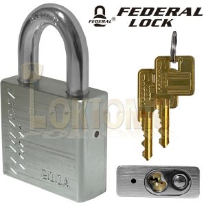 Federal 200A 50mm High Security Weather Resistant Solid Aluminium Padlock