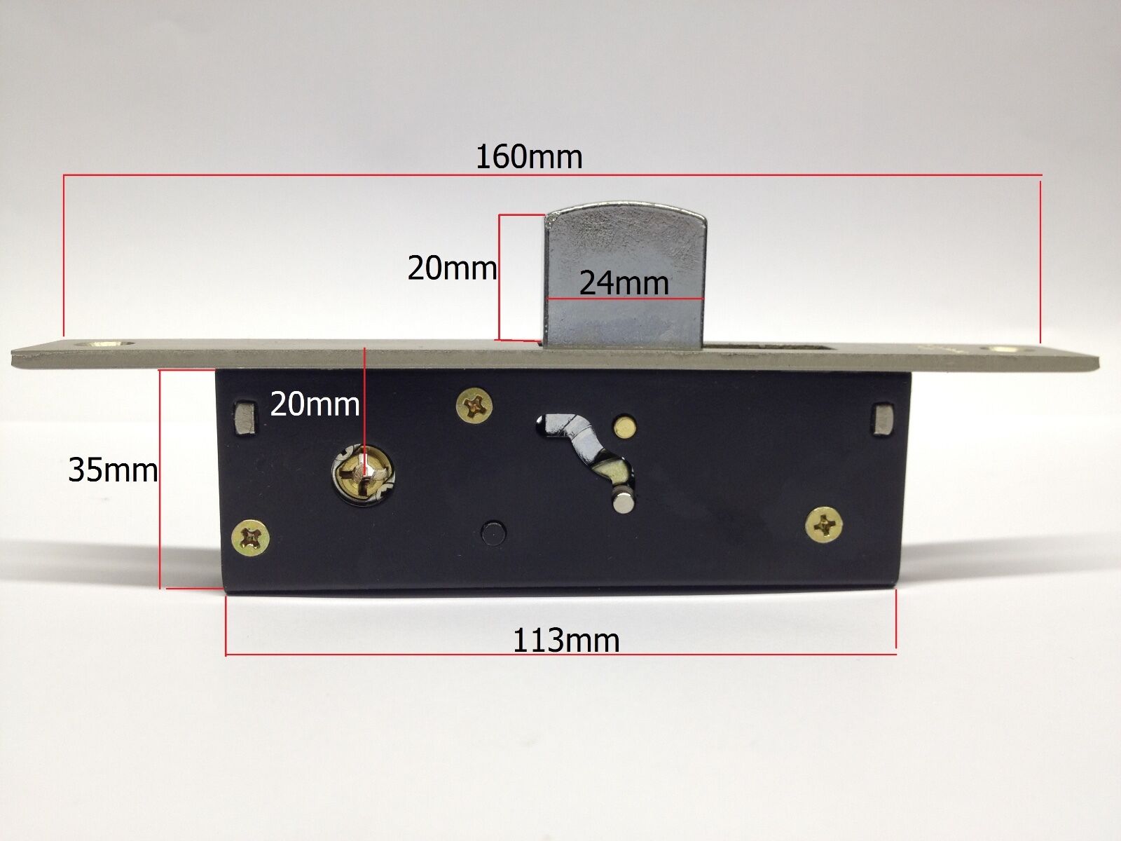 Federal FD-TX190F Narrow Stile Sliding Van Door Swing Dead Bolt Lock Shed UPVc - Image 13