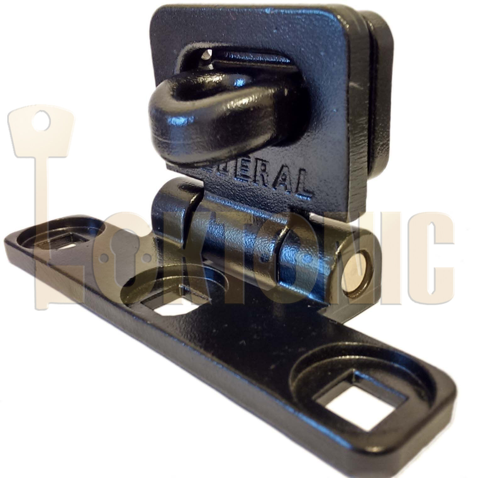 Federal FD701HS Heavy Duty Vertical T-Shape Steel Van Shed Garage Hasp & Staple - Image 4