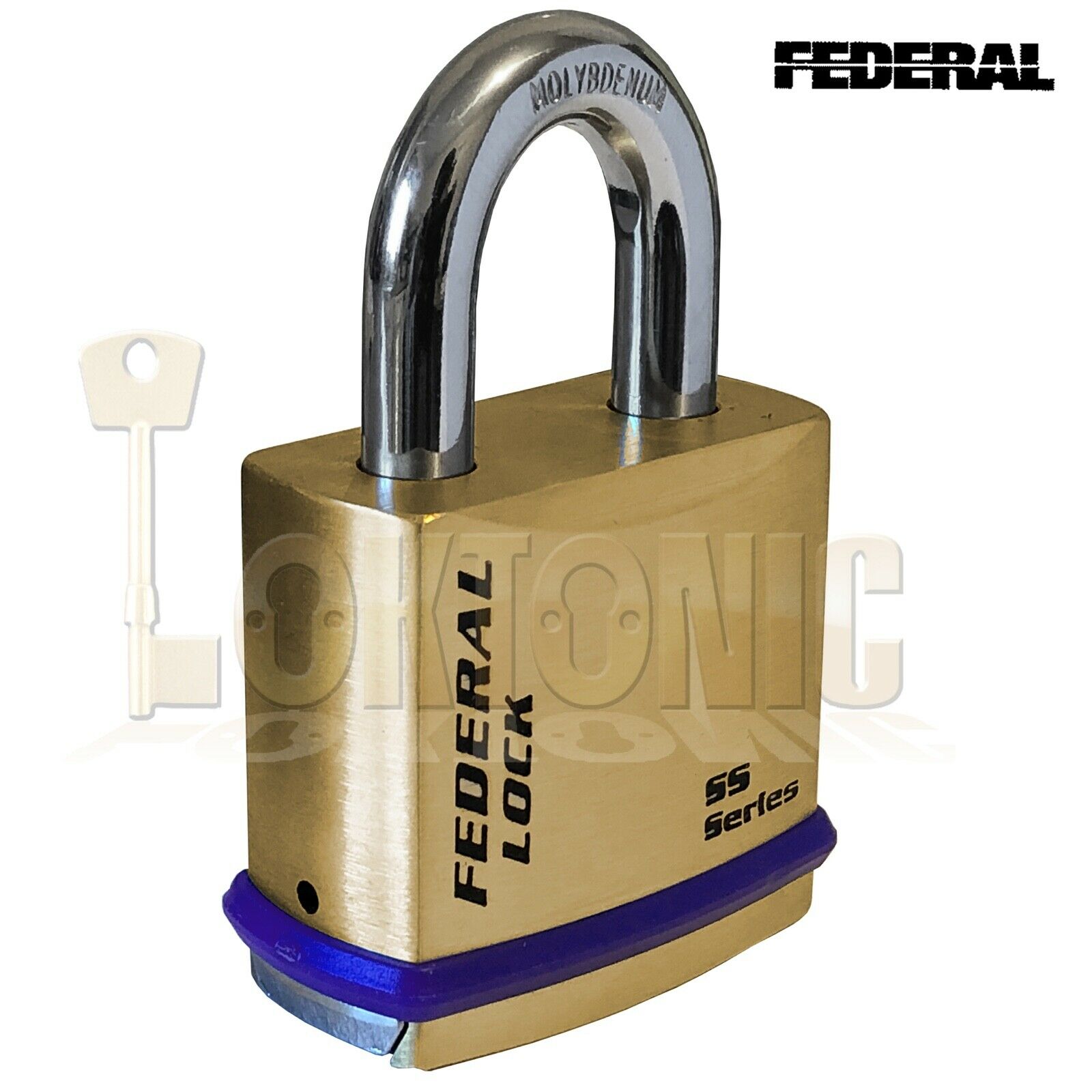 Federal FD720B Super Heavy Duty Solid Brass Padlock - Image 4