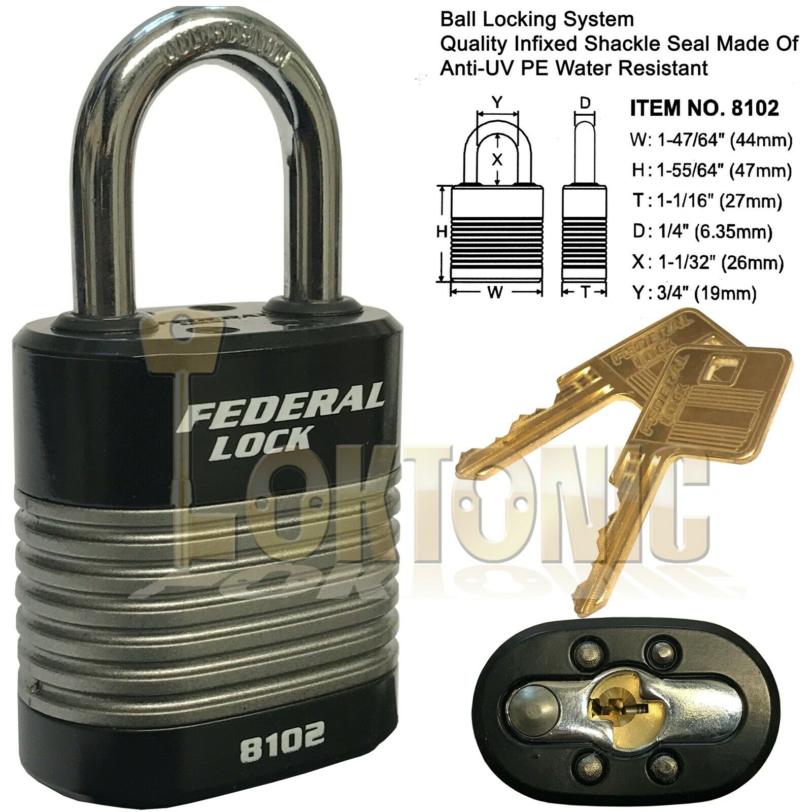 Federal Green Bike Bicycle Security 6.3mm Spiral Steel Cable Chain And Padlock - Image 5