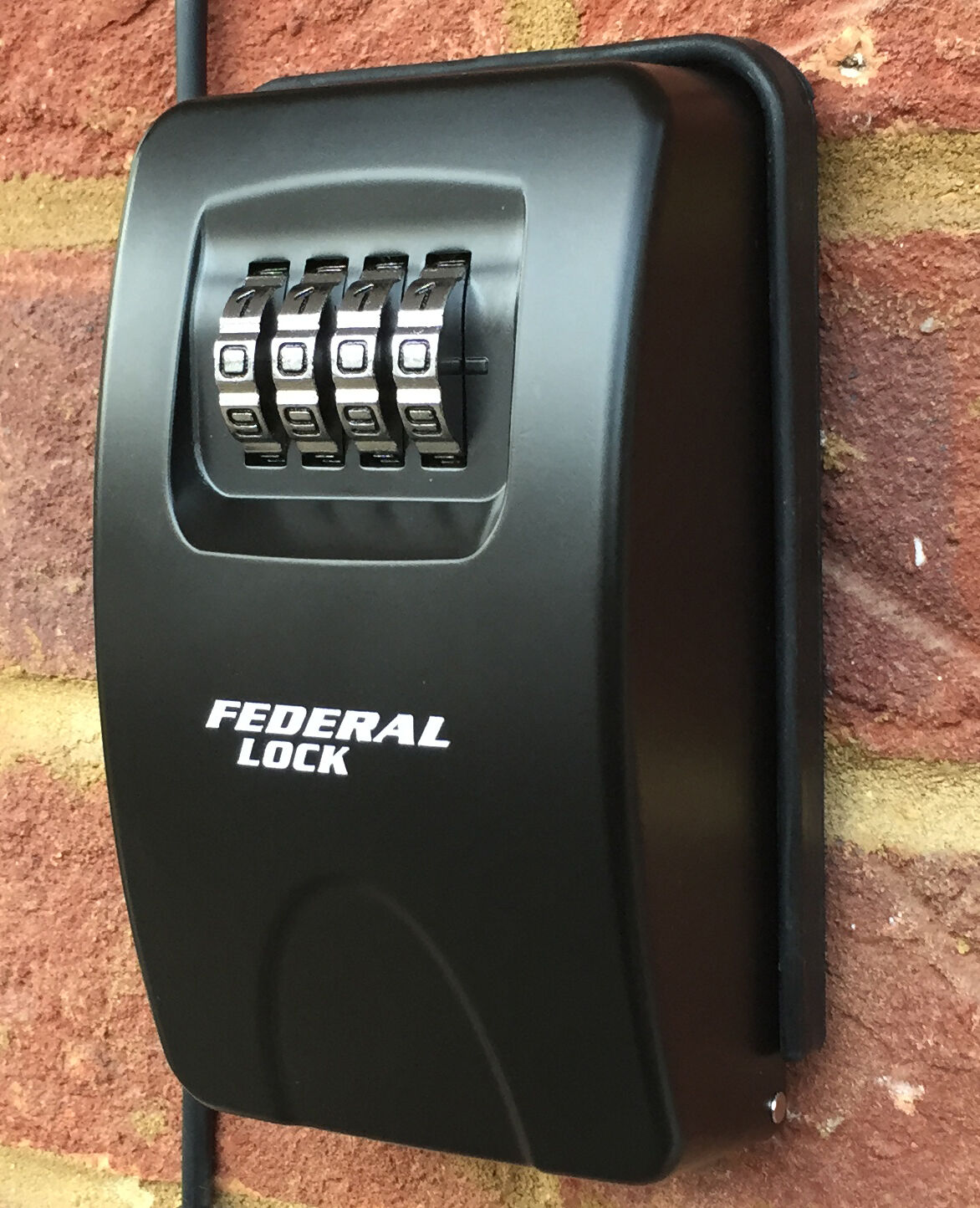 Federal Outdoor High Security Home Wall Mounted Combination Key Safe Lock Box - Image 5