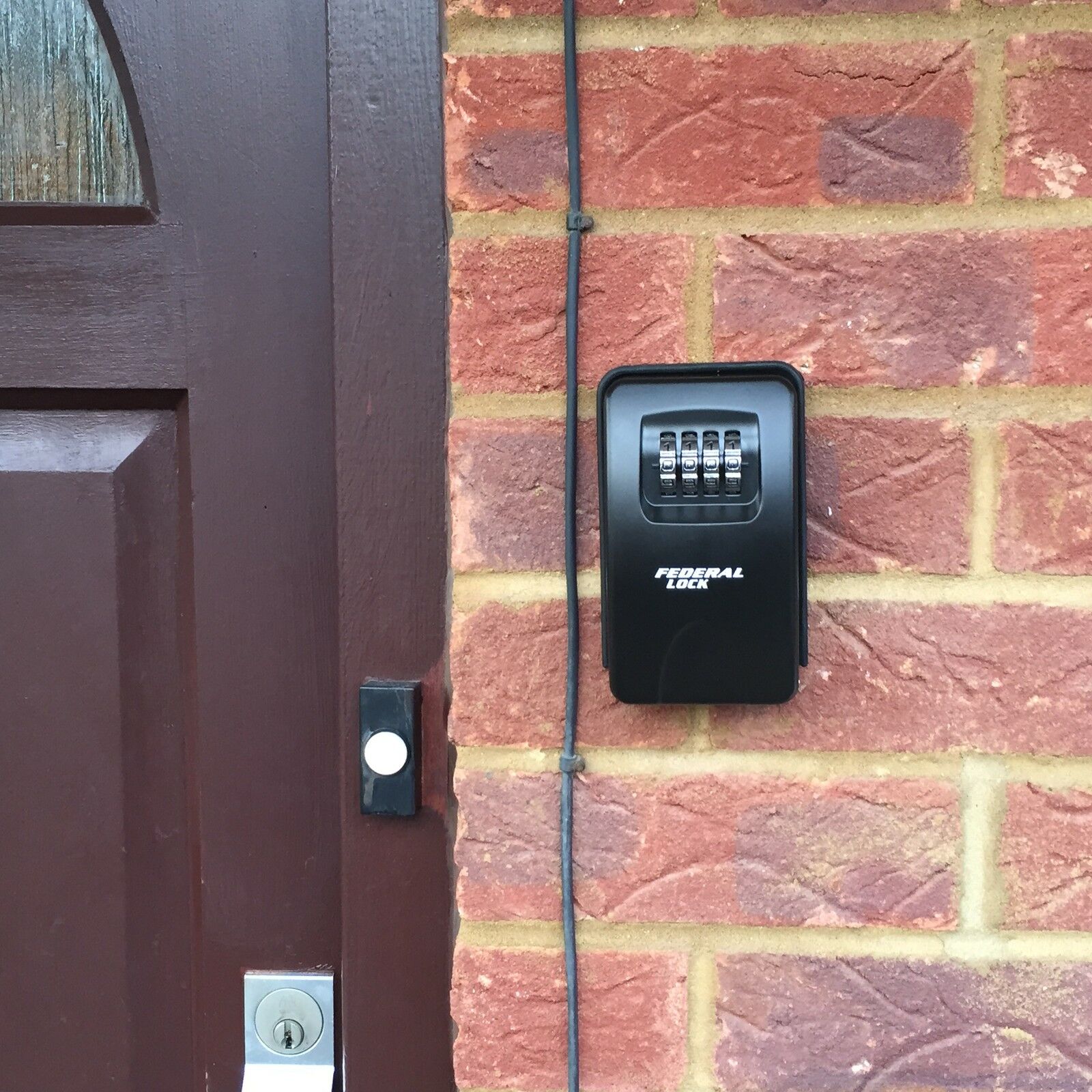 Federal Outdoor High Security Home Wall Mounted Combination Key Safe Lock Box - Image 9