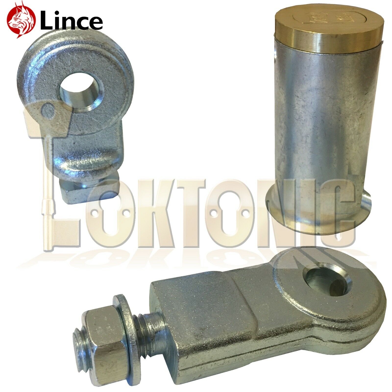 Lince Heavy Duty 90mm Plug Ground Anchor Bolt Lock Roller Shutter Padlock - Image 7