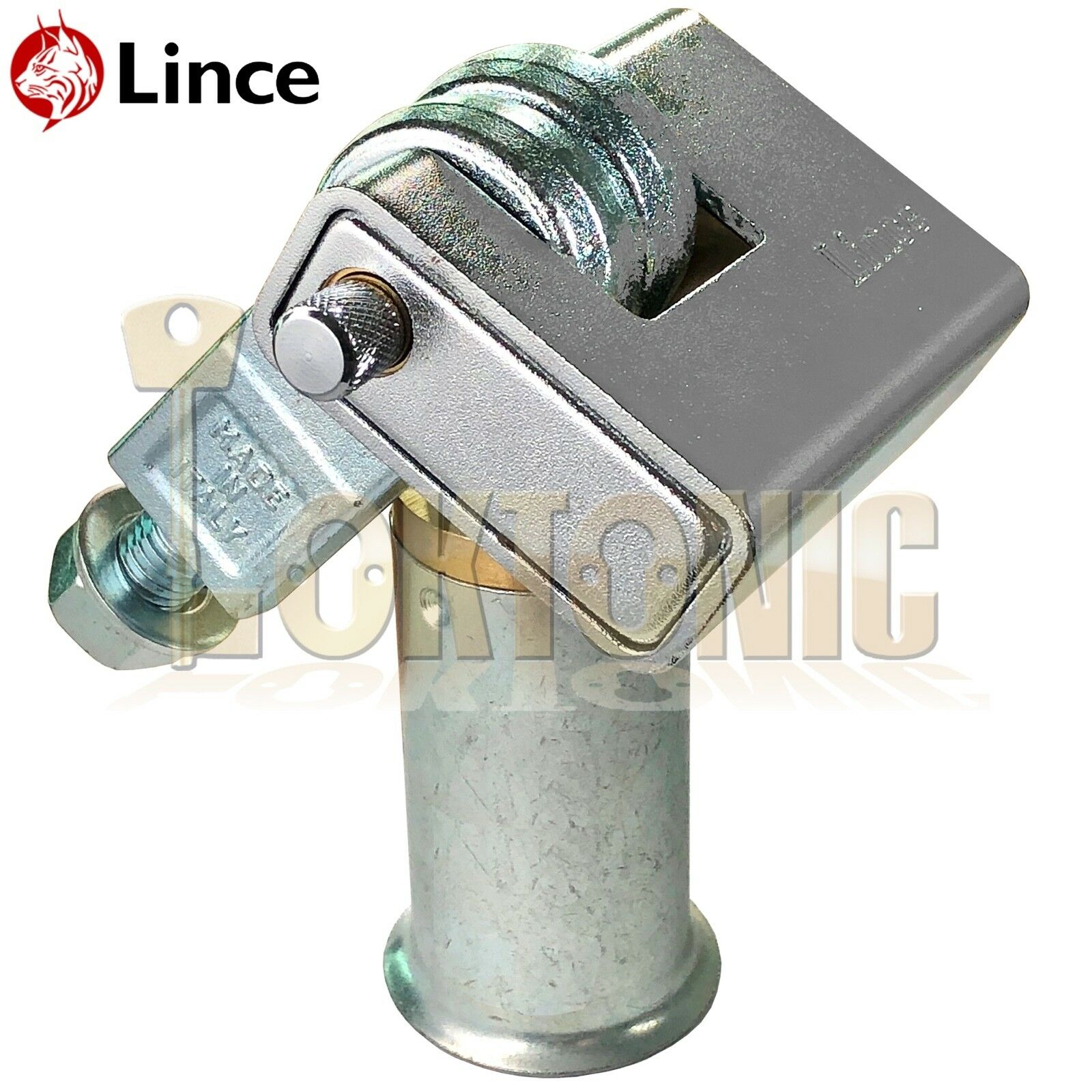 Lince Heavy Duty 90mm Plug Ground Anchor Bolt Lock Roller Shutter Padlock