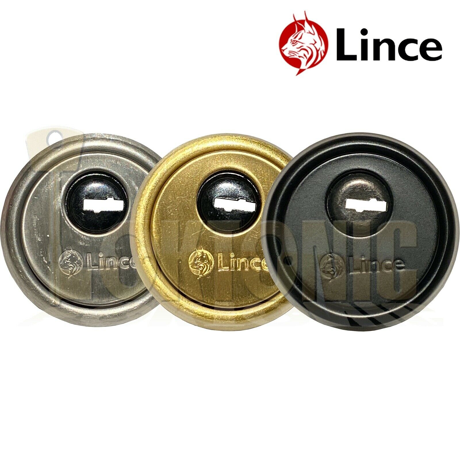 Lince High Security Euro Cylinder Escutcheon Keyhole Cover Plate Van Doors - Image 5