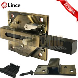 Lince High Security Heavy Duty Garden Side Gate Shed Garage Sliding Bolt Lock