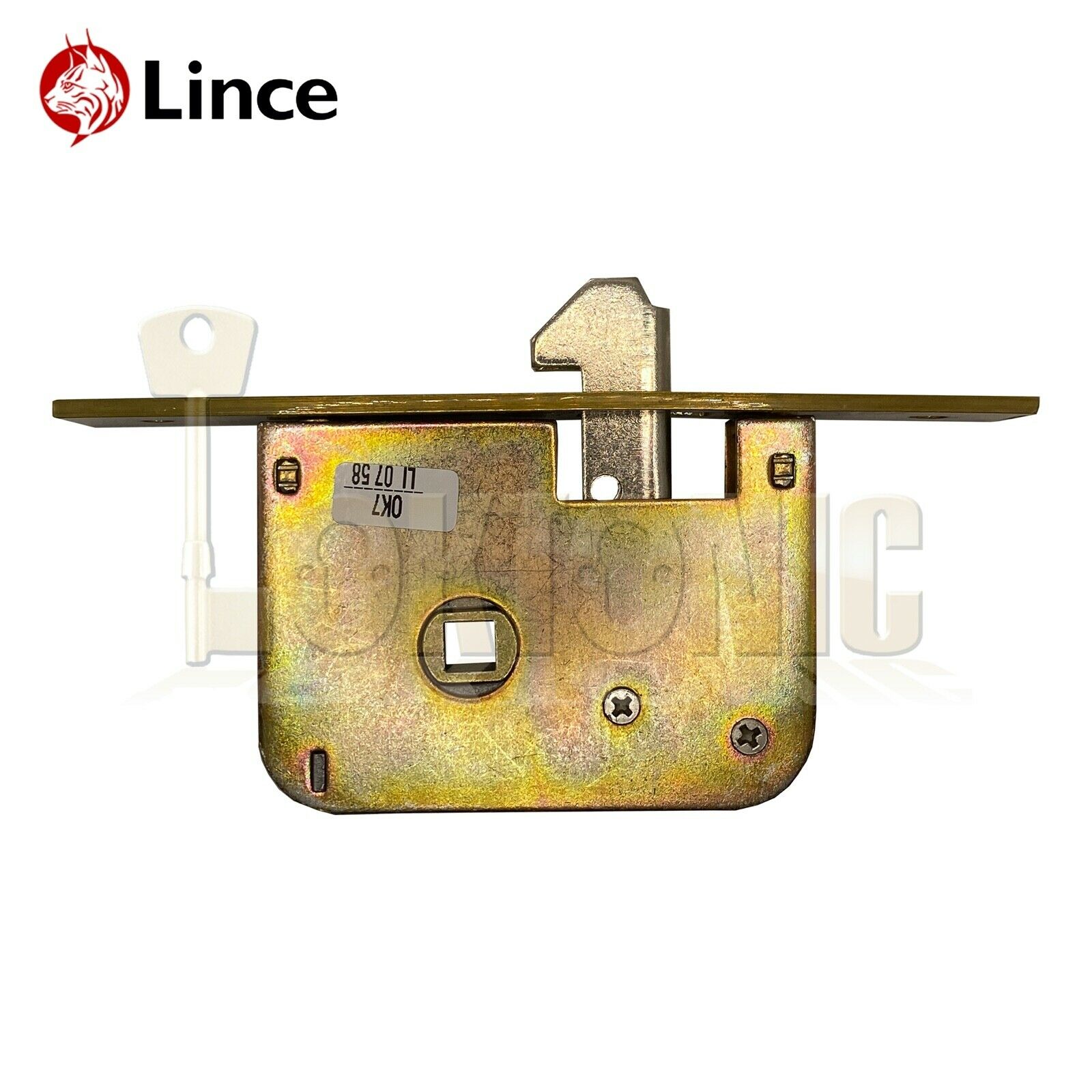 Lince L5490-50 Mortice Sliding Auto Locking Hook Lock 8mm Spindle With Strike - Image 7