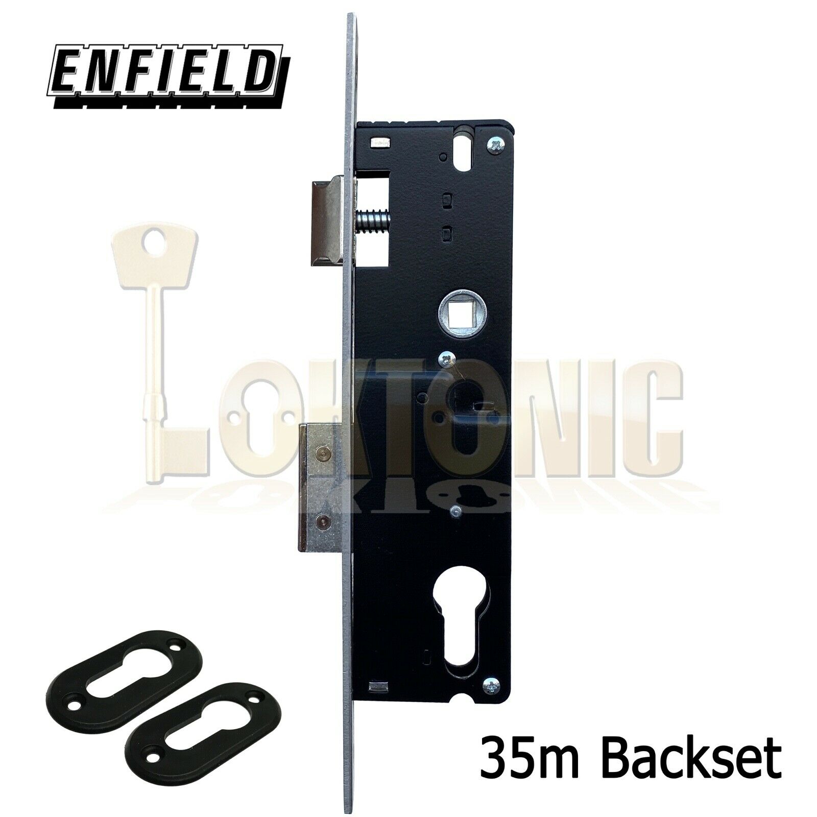Enfield 35mm Backset Narrow Stile Shed Gate Garage Mortice Euro Sash lock case - Image 6