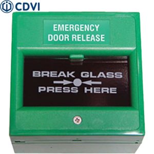 EM200 Double-Pole, Break Glass Emergency Door Release Rim Fitting