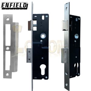 Enfield 30mm Backset Narrow Stile Shed Gate Garage Mortice Euro Sash lock case